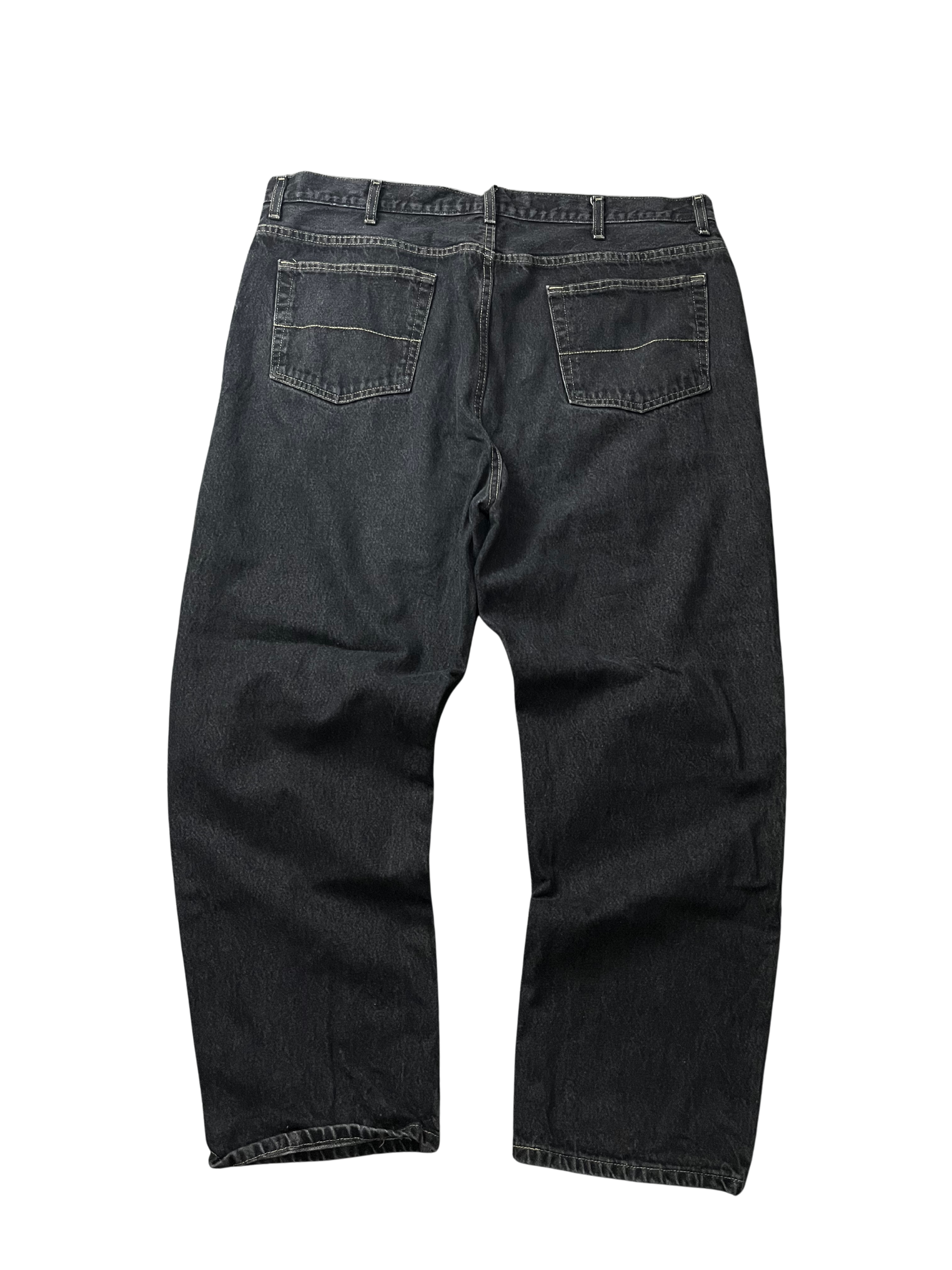 black baggy jeans
