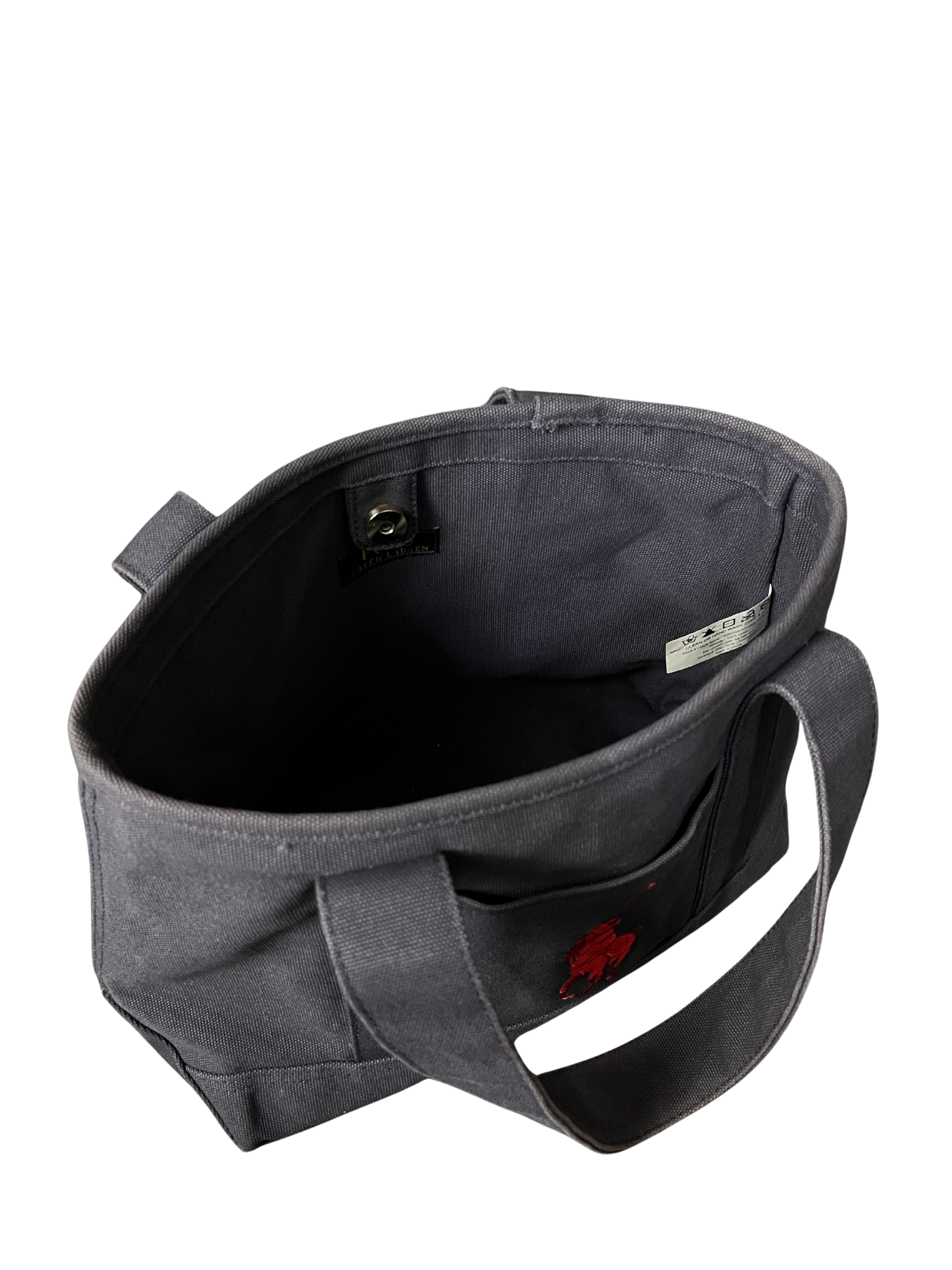 Polo Ralph Lauren Vintage Polo Ralph Lauren Pony Tote Driving Bag Black/Red