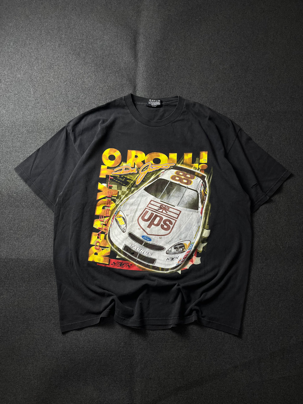 Vintage NASCAR Dale Jarrett Racing T-Shirt 2000s Black