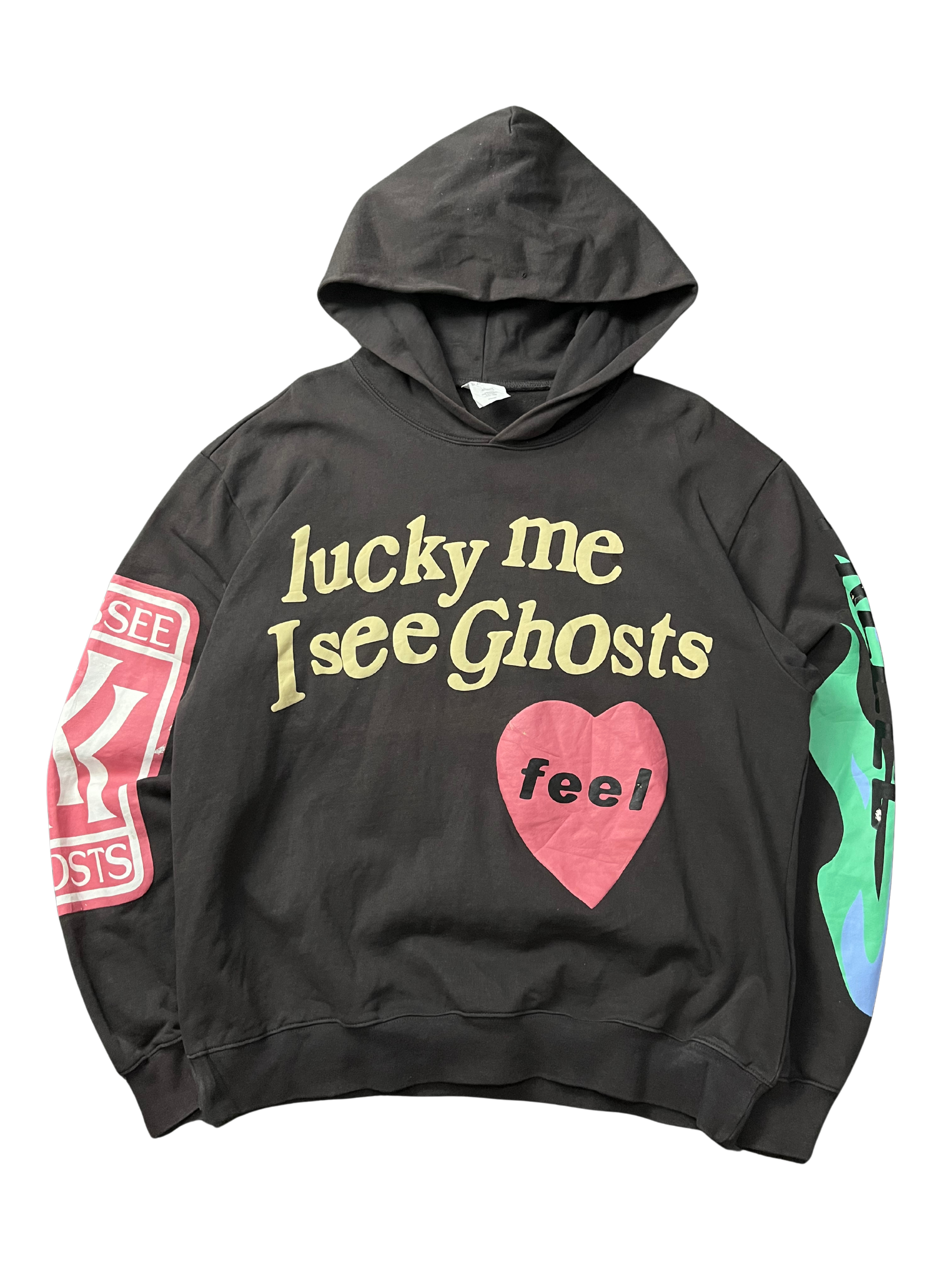 Lucky Me I See Ghosts Kanye West Kid Cudi Hoodie Camp Flog Gnaw