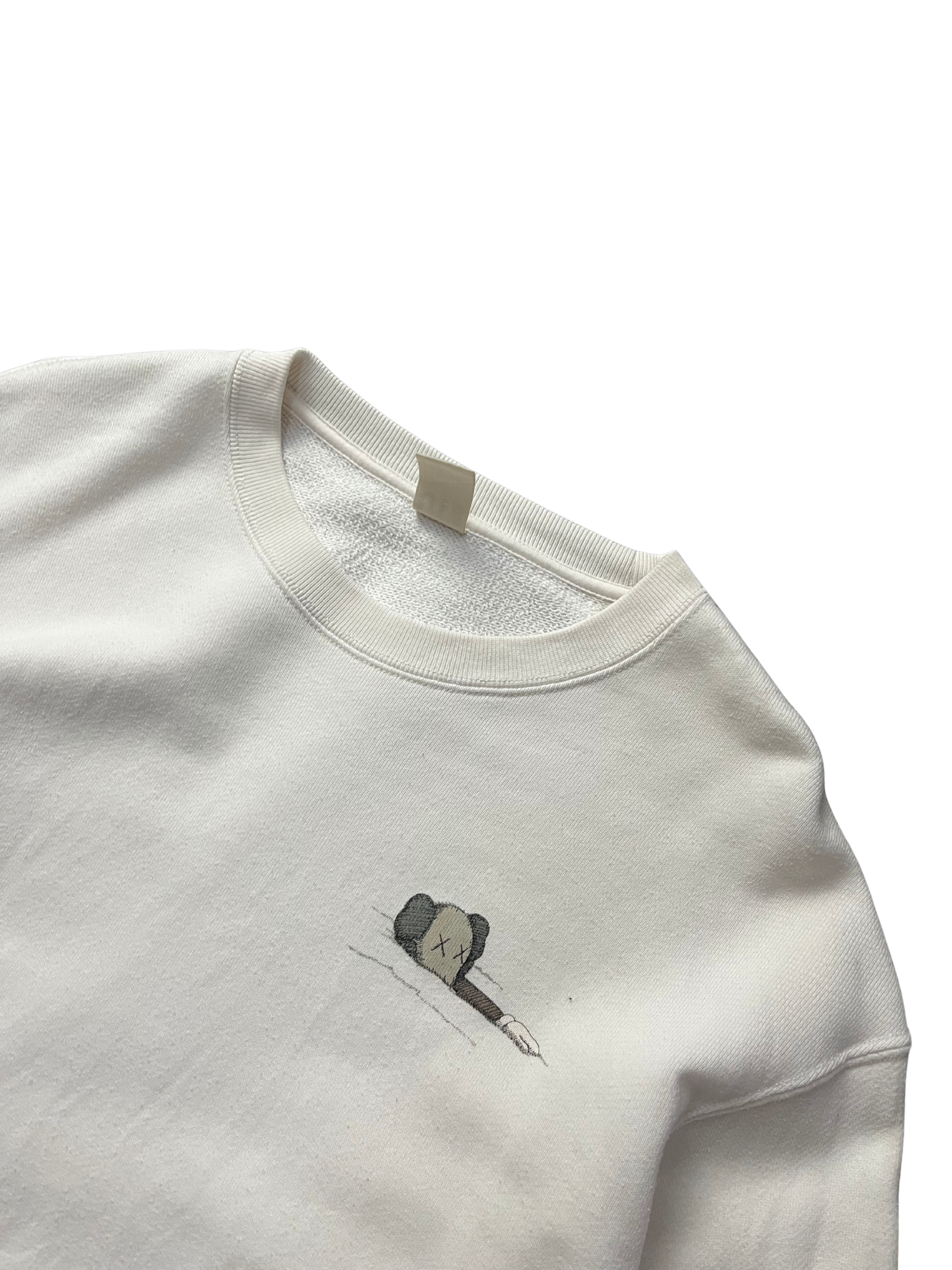 KAWS x Uniqlo Longsleeve Sweatshirt Off White