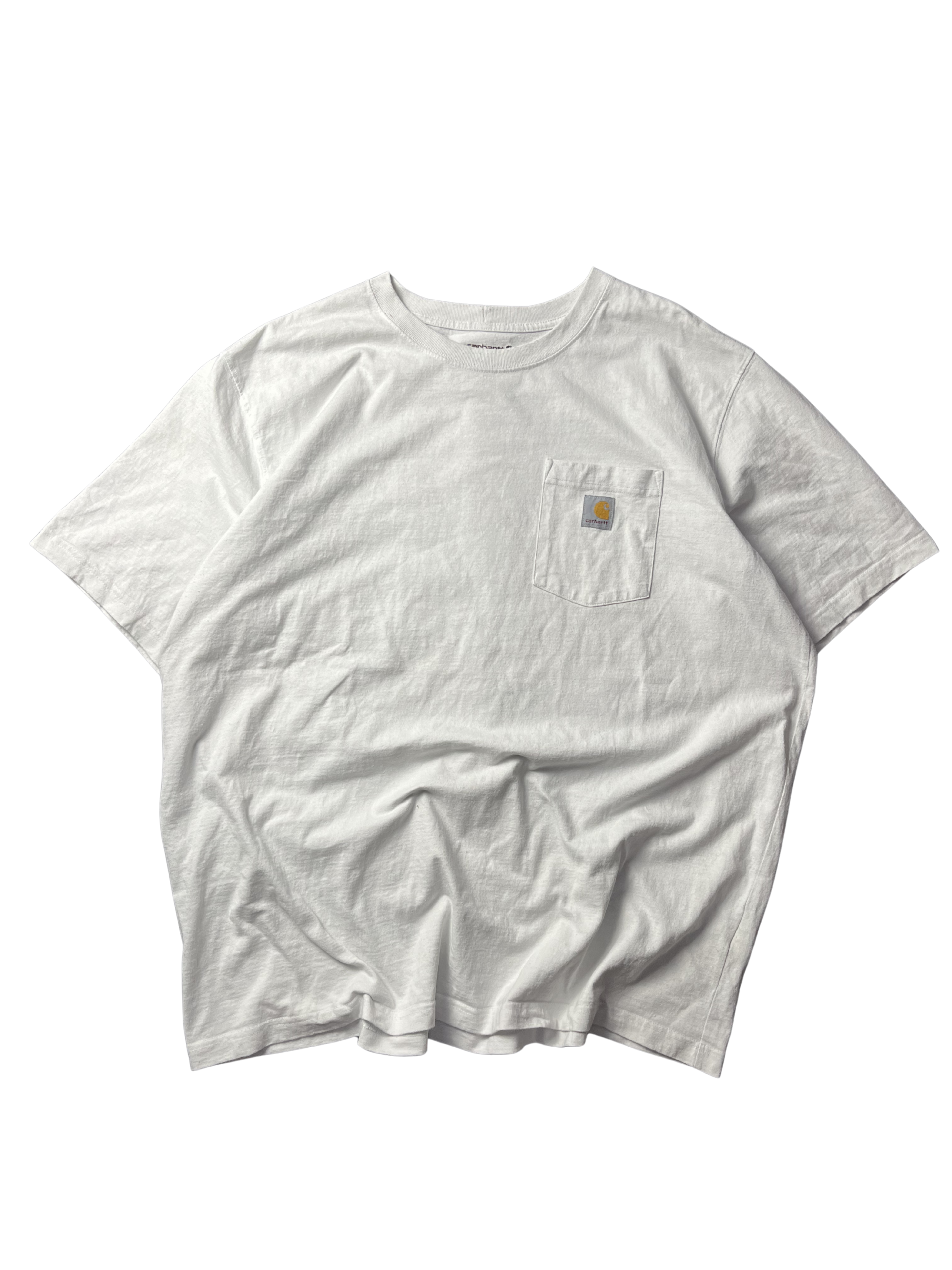 CARHARTT LOOSE FIT HEAVYWEIGHT SHORT-SLEEVE POCKET TEE - WHITE