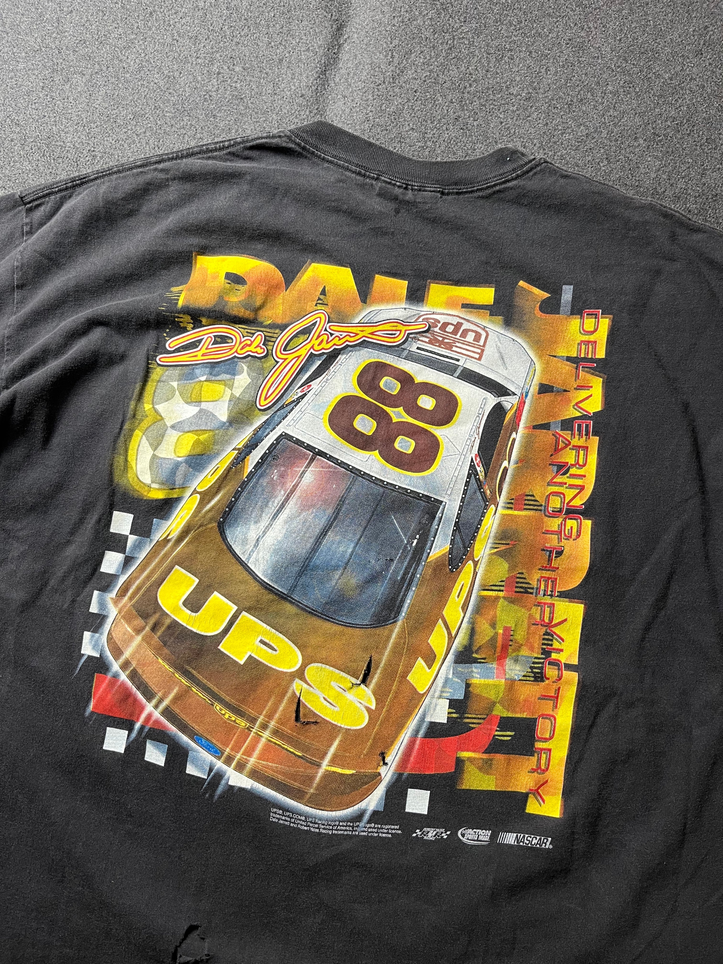 Vintage NASCAR Dale Jarrett Racing T-Shirt 2000s Black