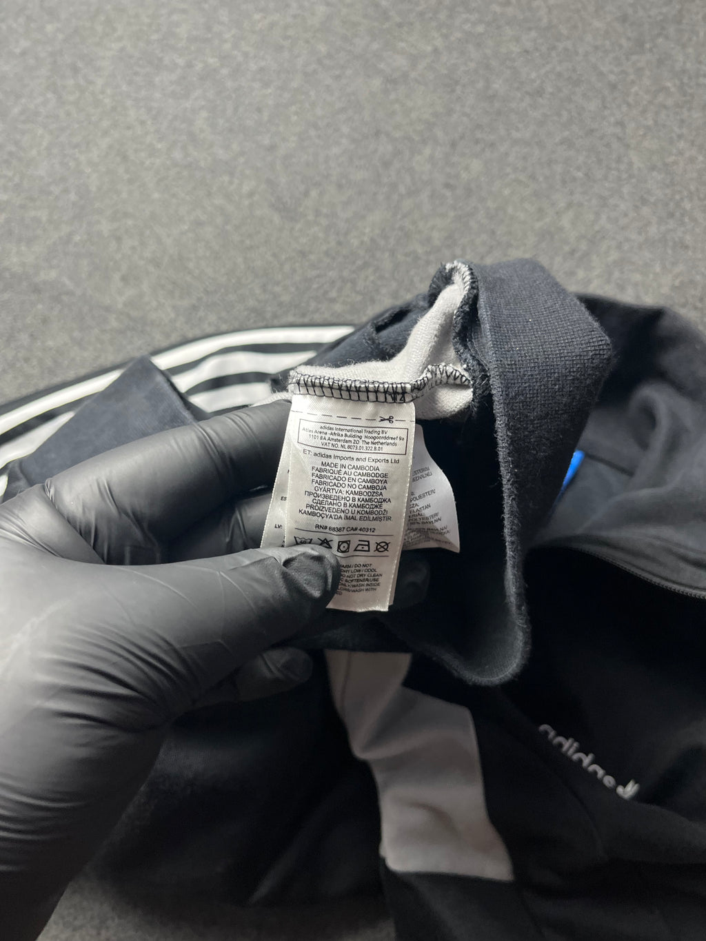 Adidas Originals Black Track Top Jacket Bombrer