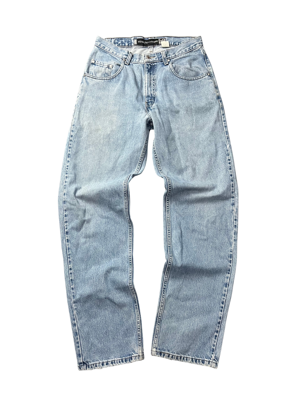 Levi's SilverTab Jeans Blue Relaxed Fit Light Wash Straight