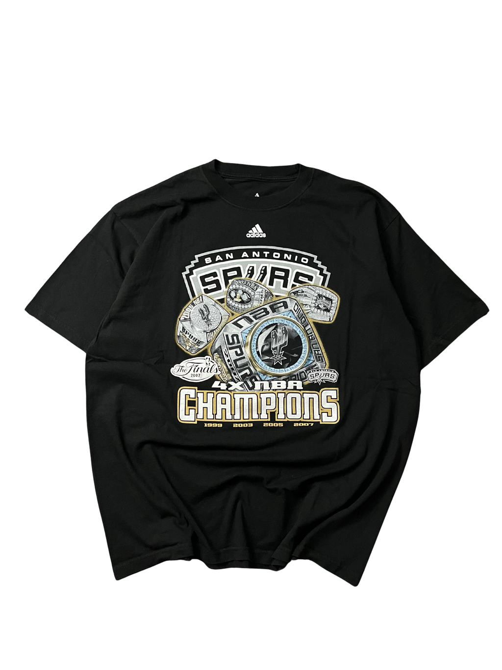 Vintage San Antonio Spurs 4x NBA Champions 2007