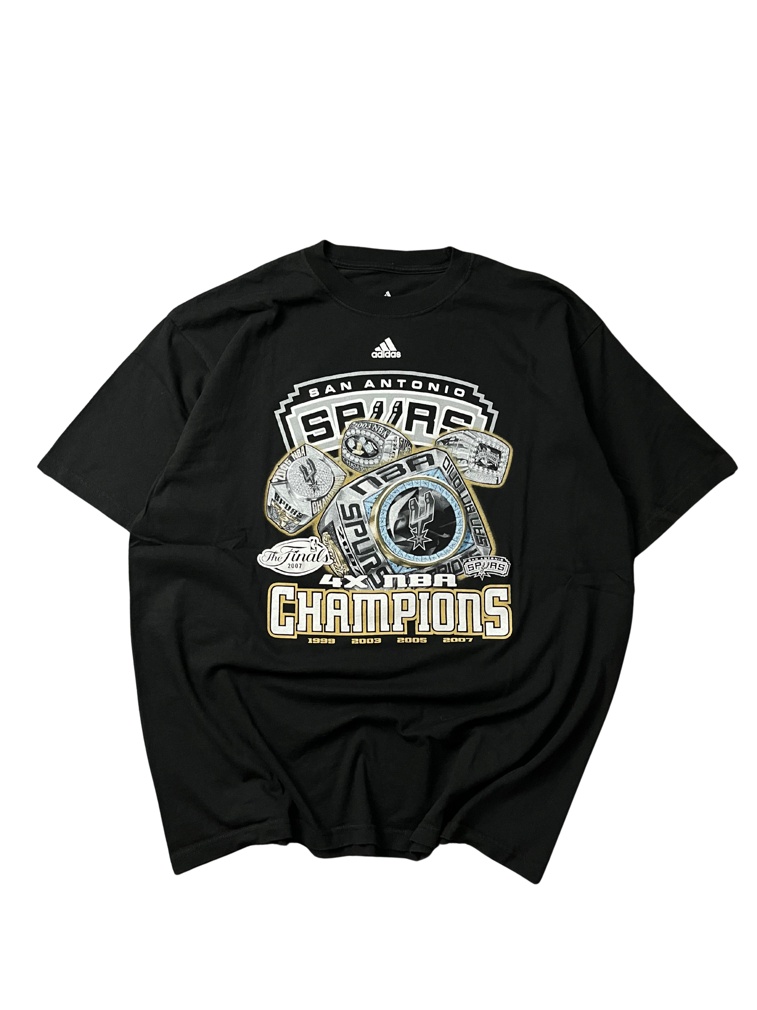 Vintage San Antonio Spurs 4x NBA Champions 2007