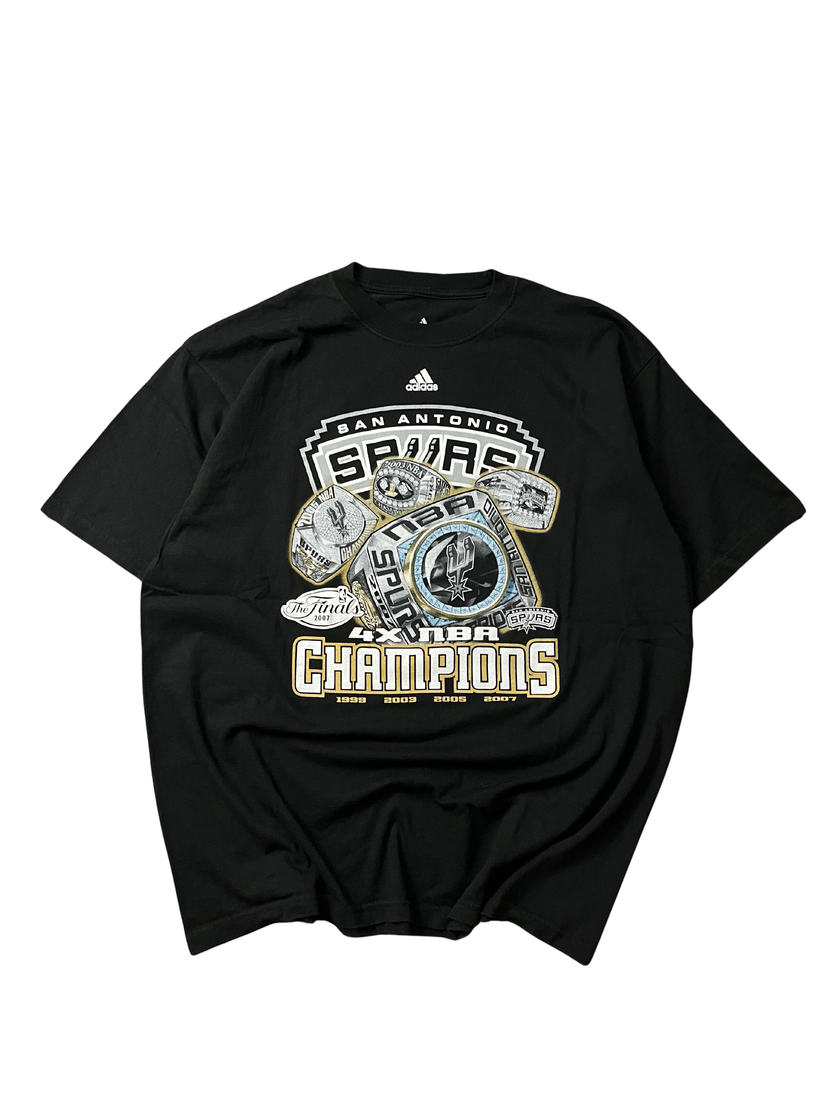 Vintage San Antonio Spurs 4x NBA Champions 2007