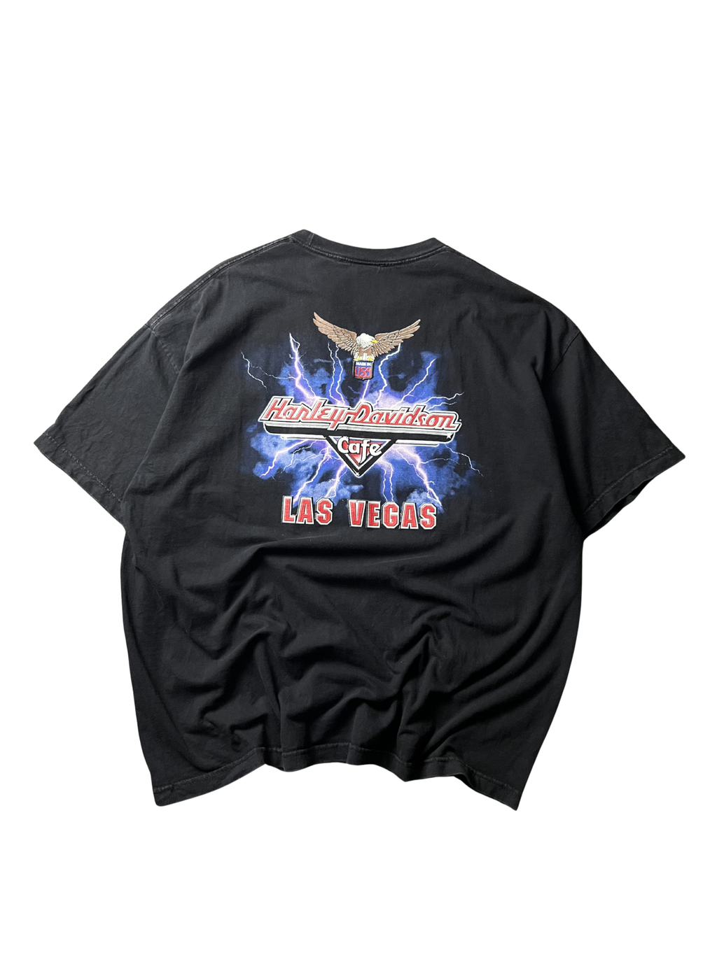 Harley Davidson Cafe T-Shirt Las Vegas Lightning
