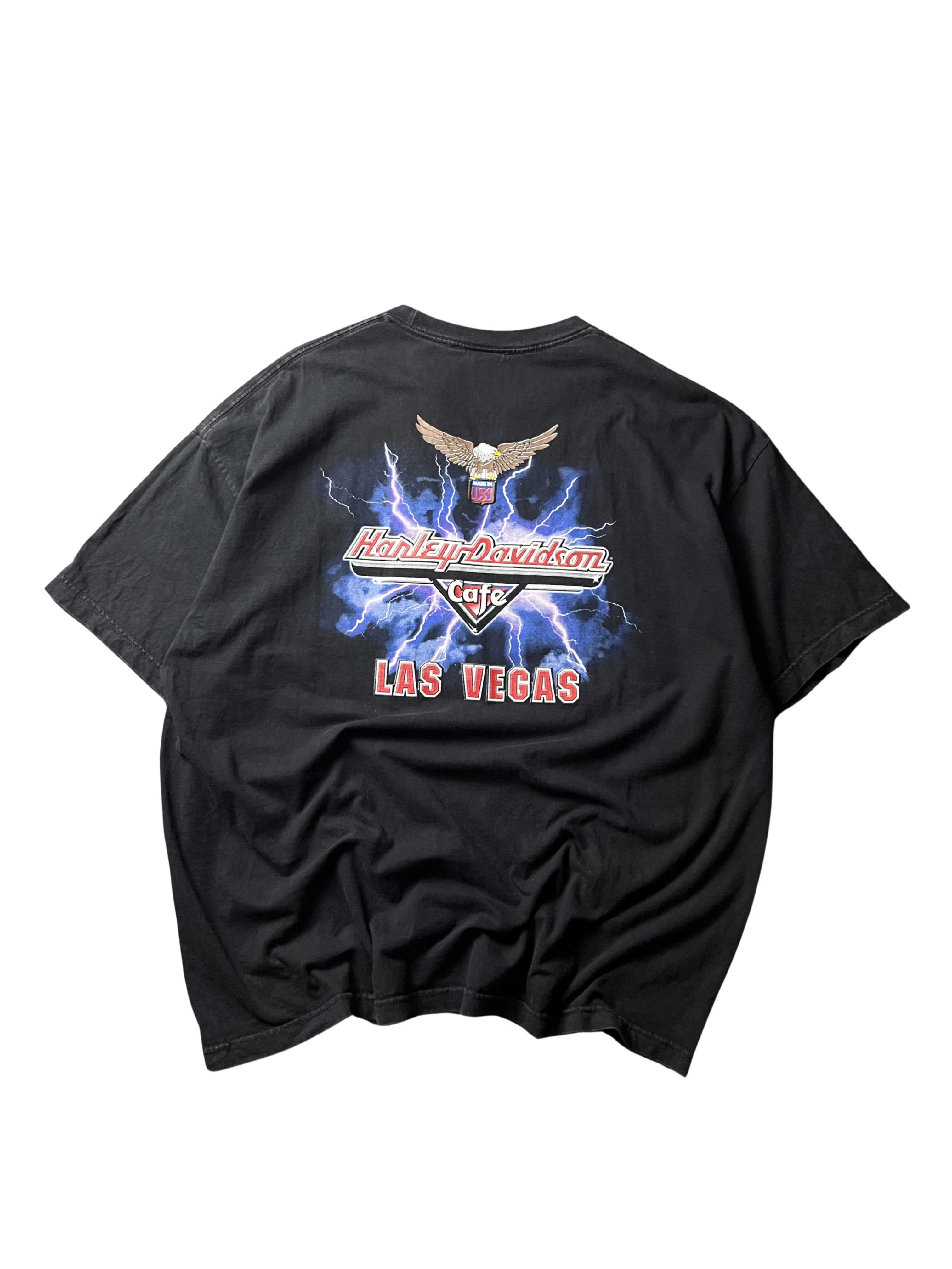 Harley Davidson Cafe T-Shirt Las Vegas Lightning