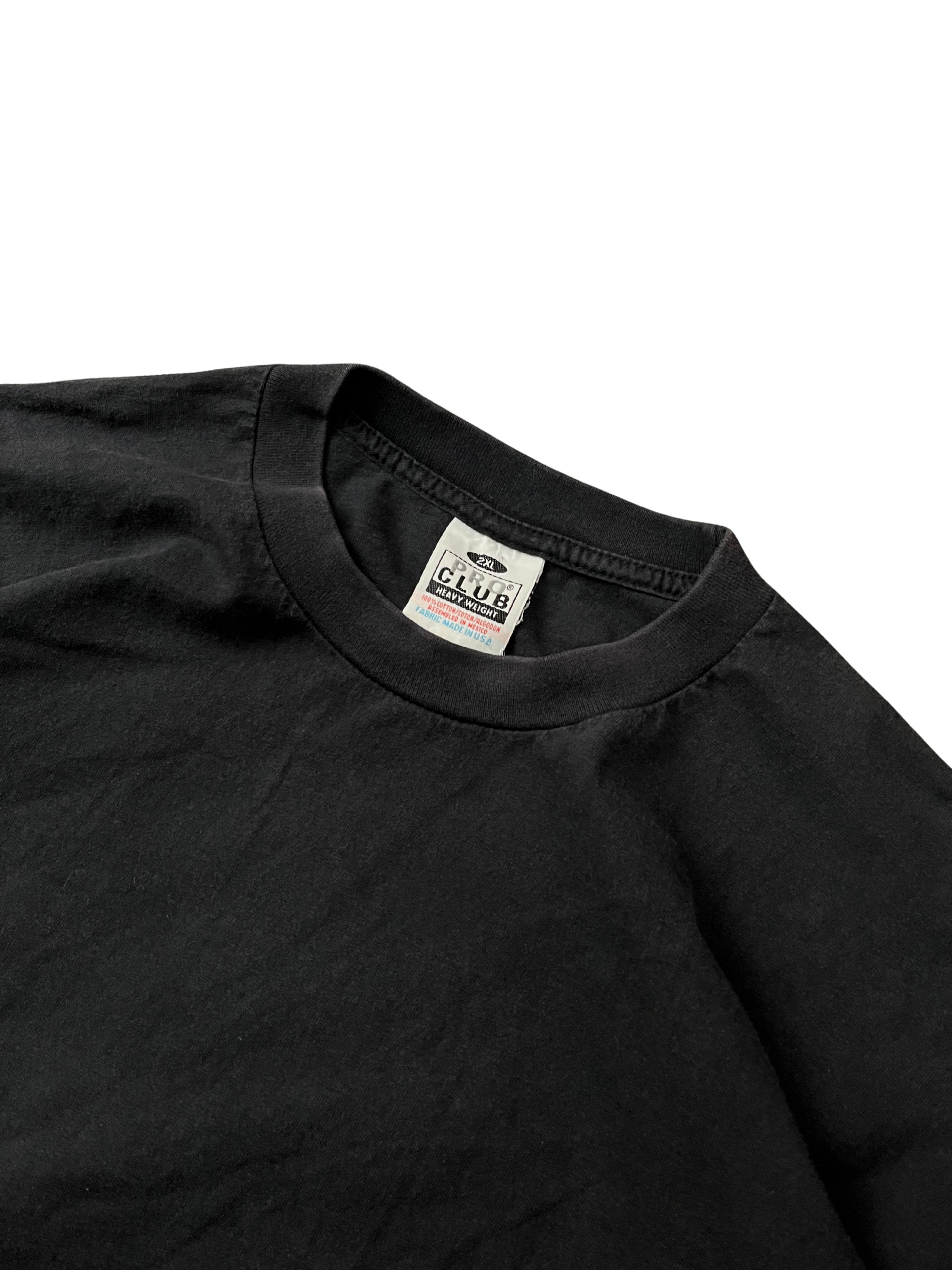 Pro Club Black Blank T-Shirt