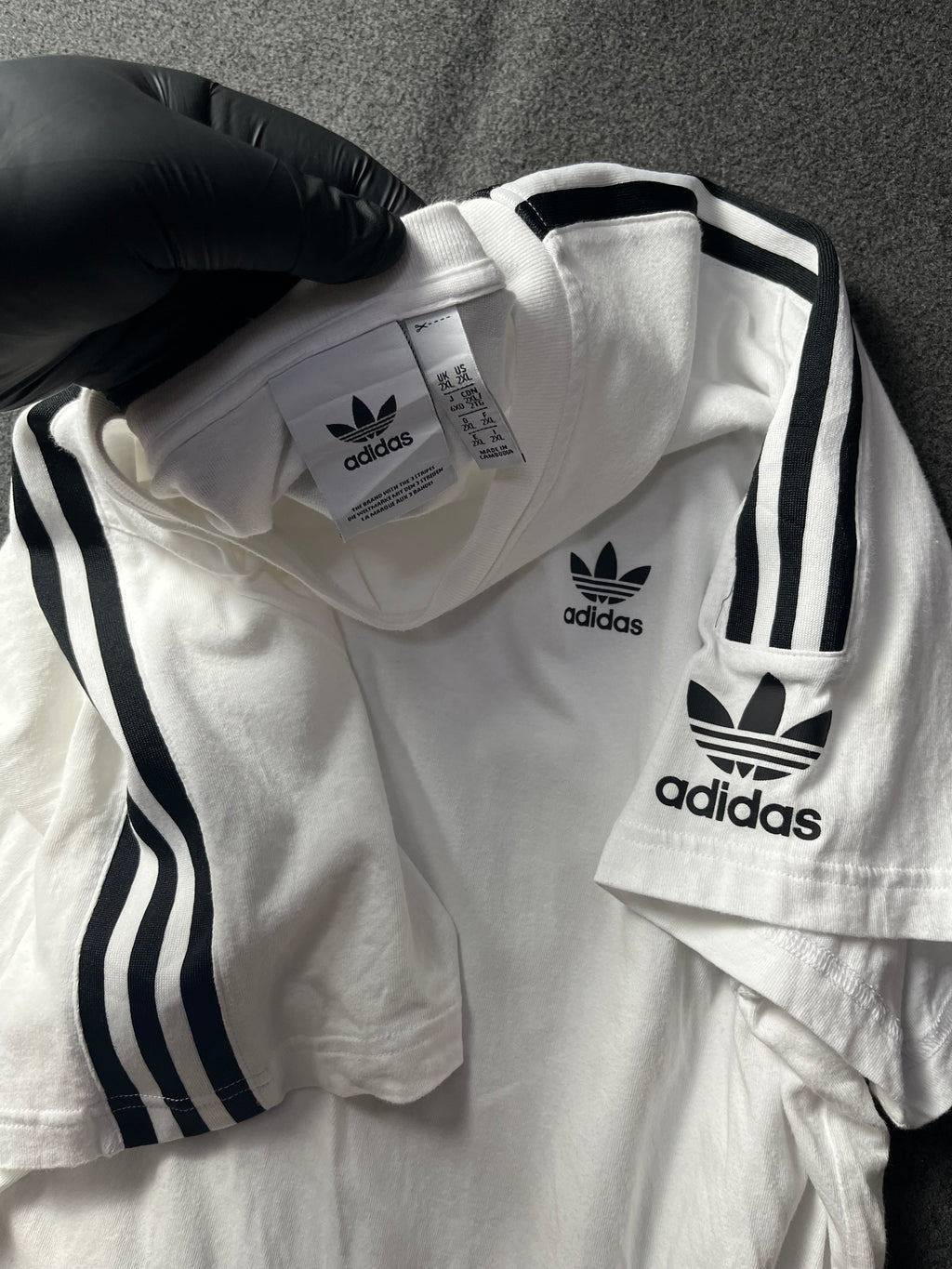 Adidas  3 Stripe T-Shirt