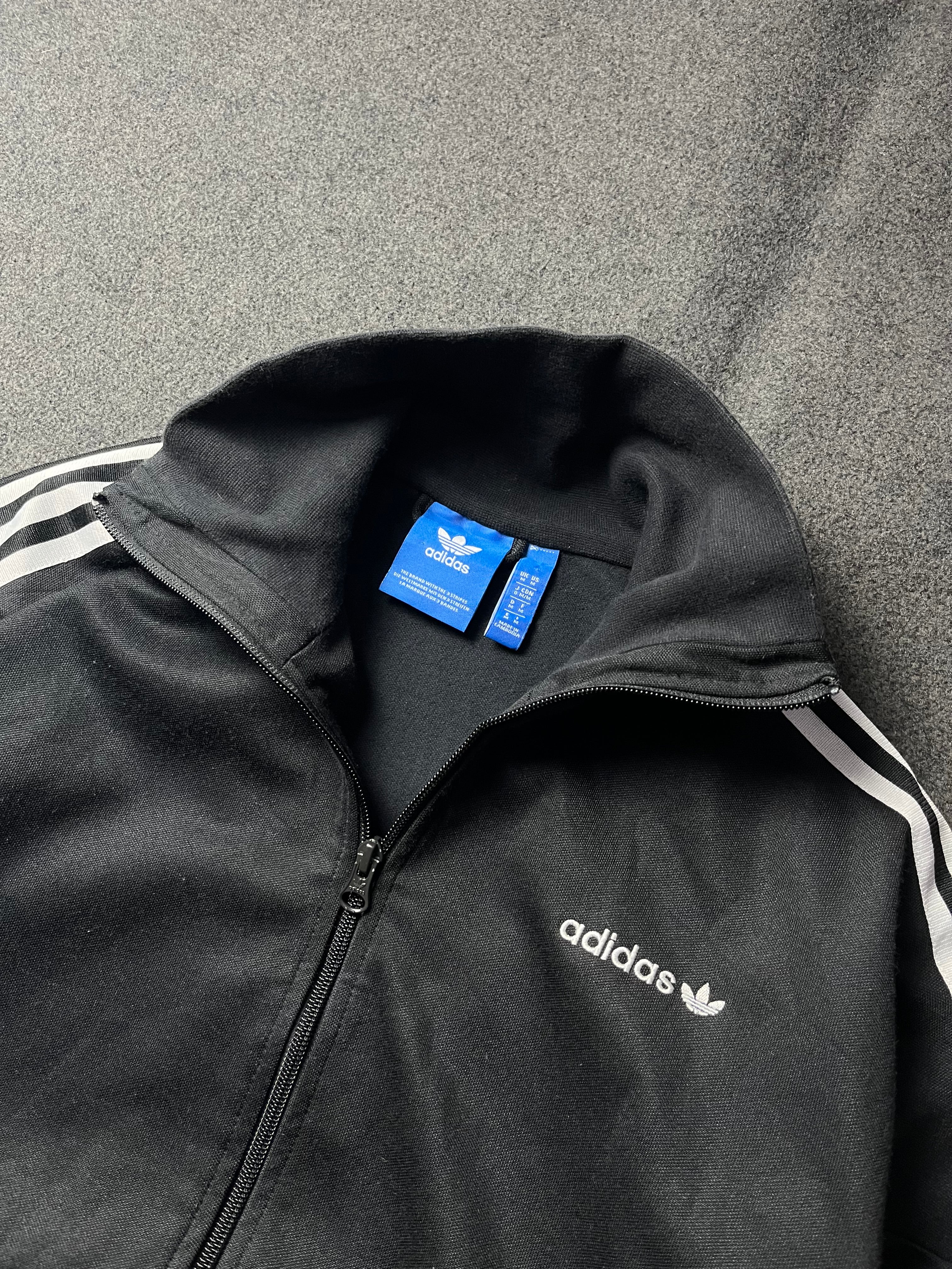Adidas Originals Black Track Top Jacket Bombrer