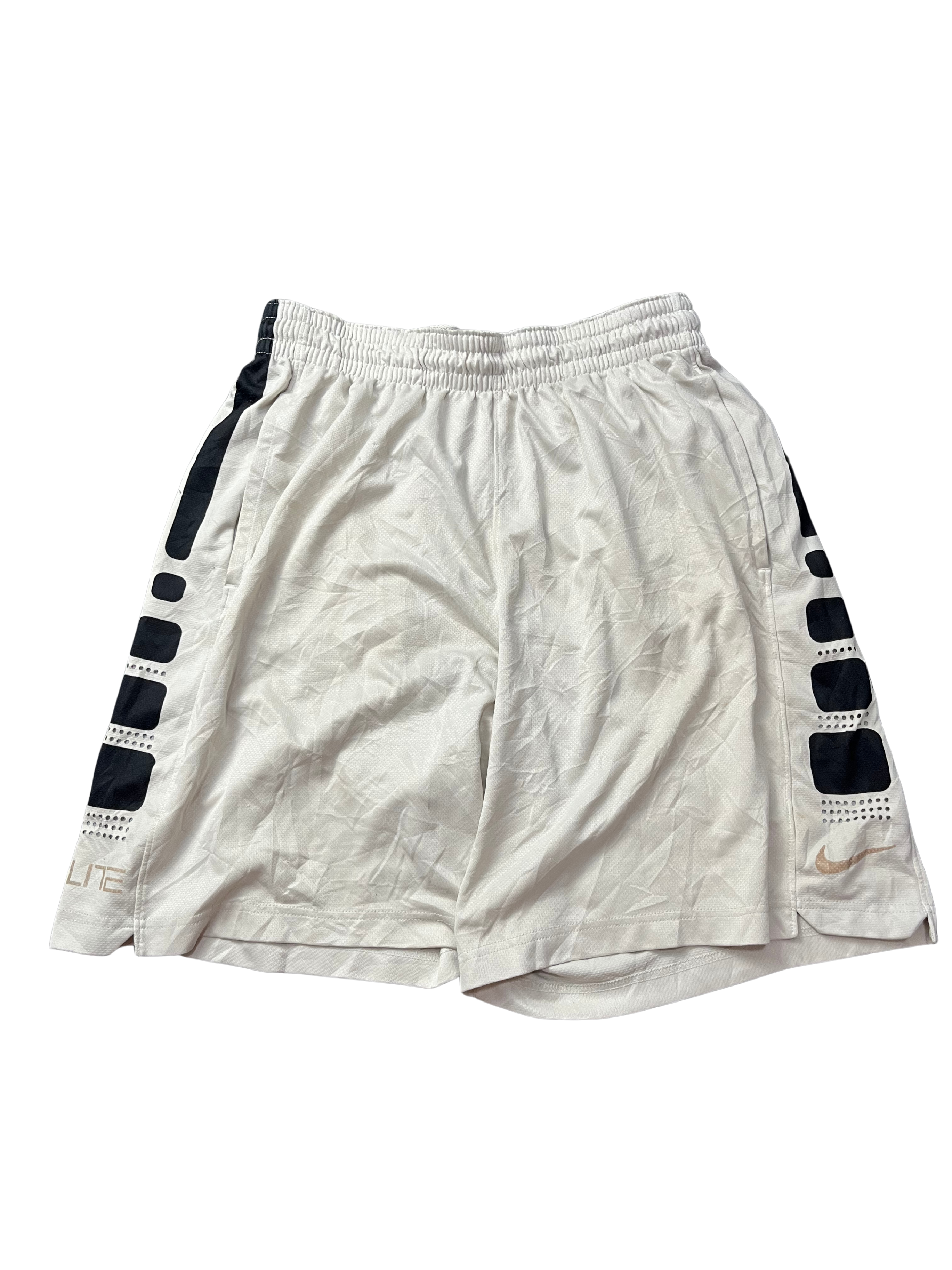 Nike Men's Elite Basketball Short White