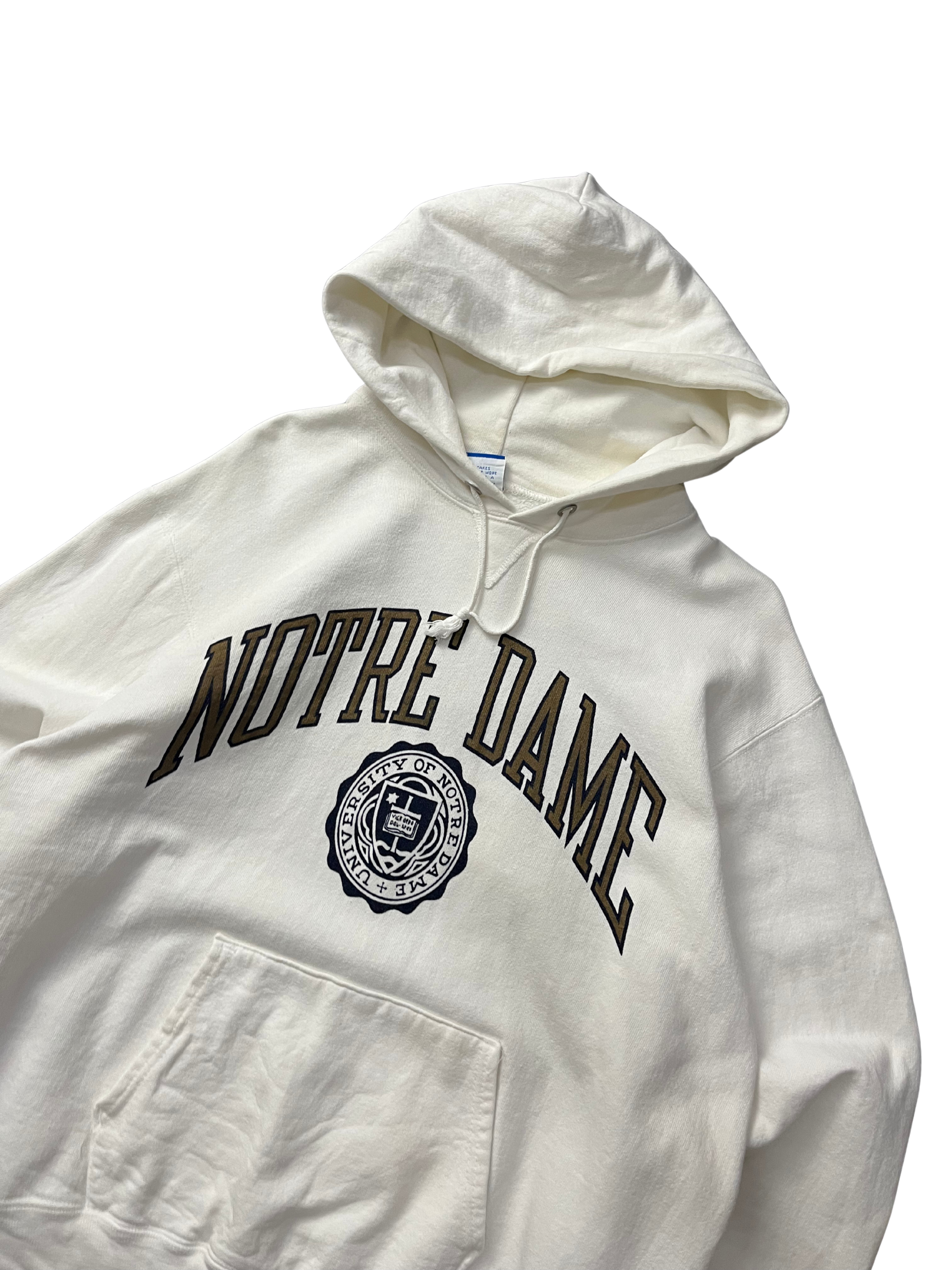 CHAMPION University Notre Dame Fighting Irish Hoodie Sweatshirt 90s