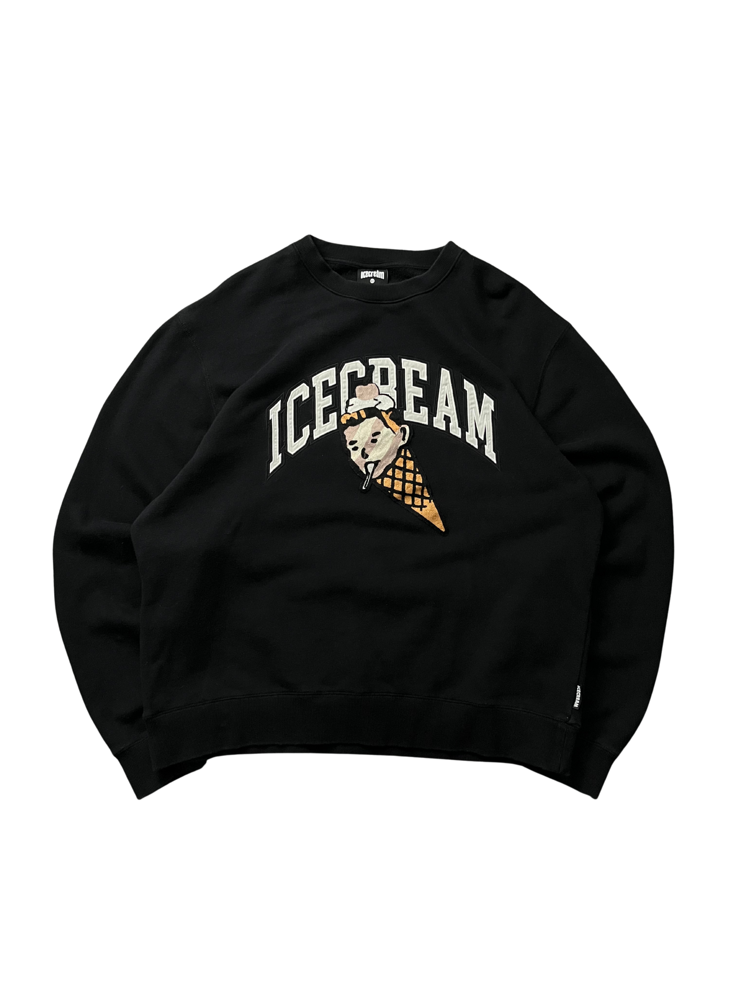 Icecream Cherry Top Crew - Black