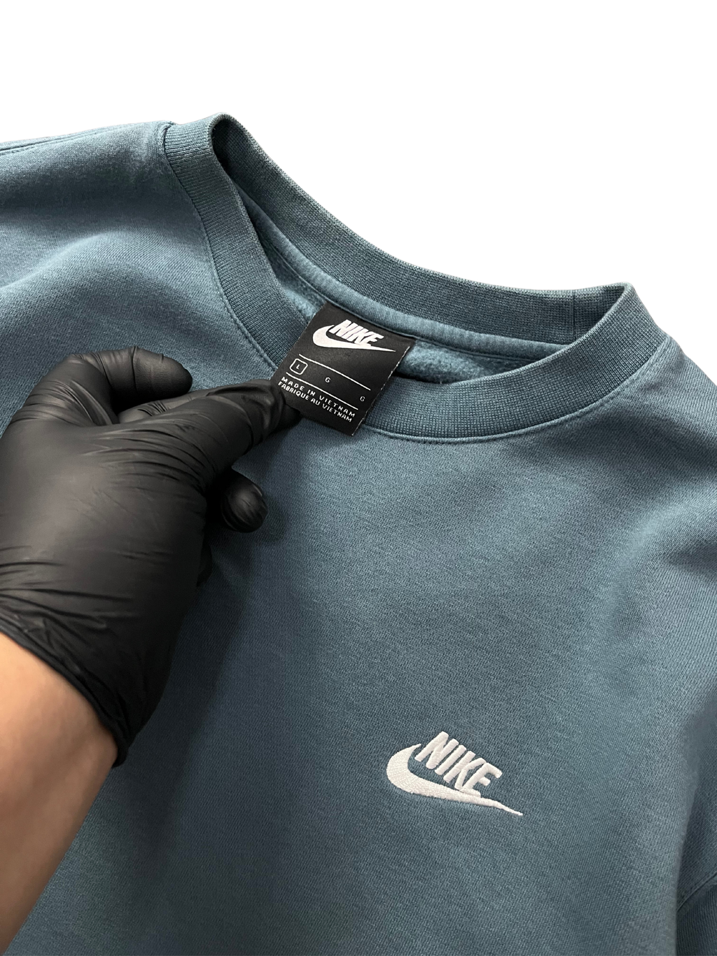 NIKE CLUB Sweatshirt Green Logo