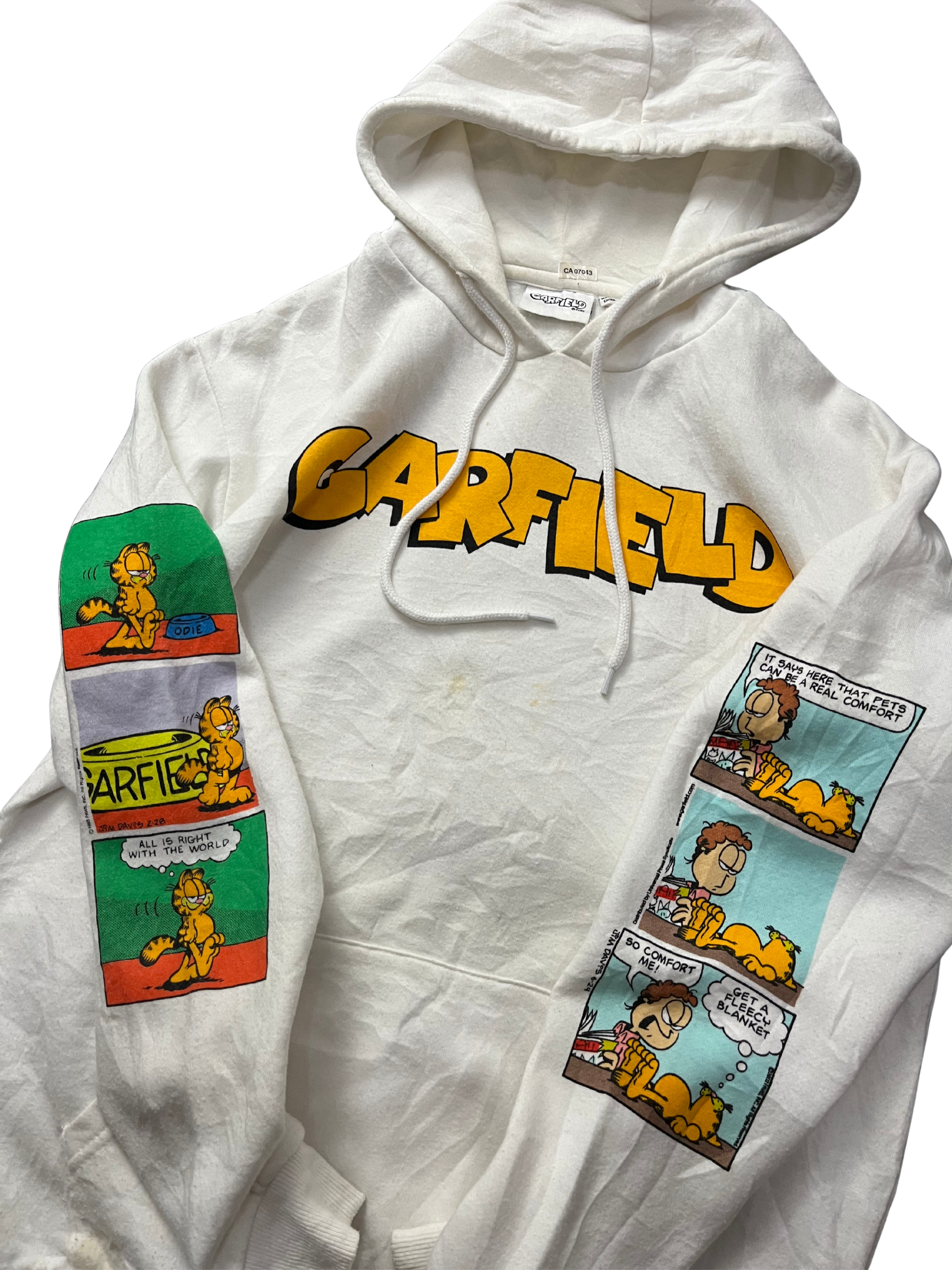 Garfield Comic Hoodie Paws