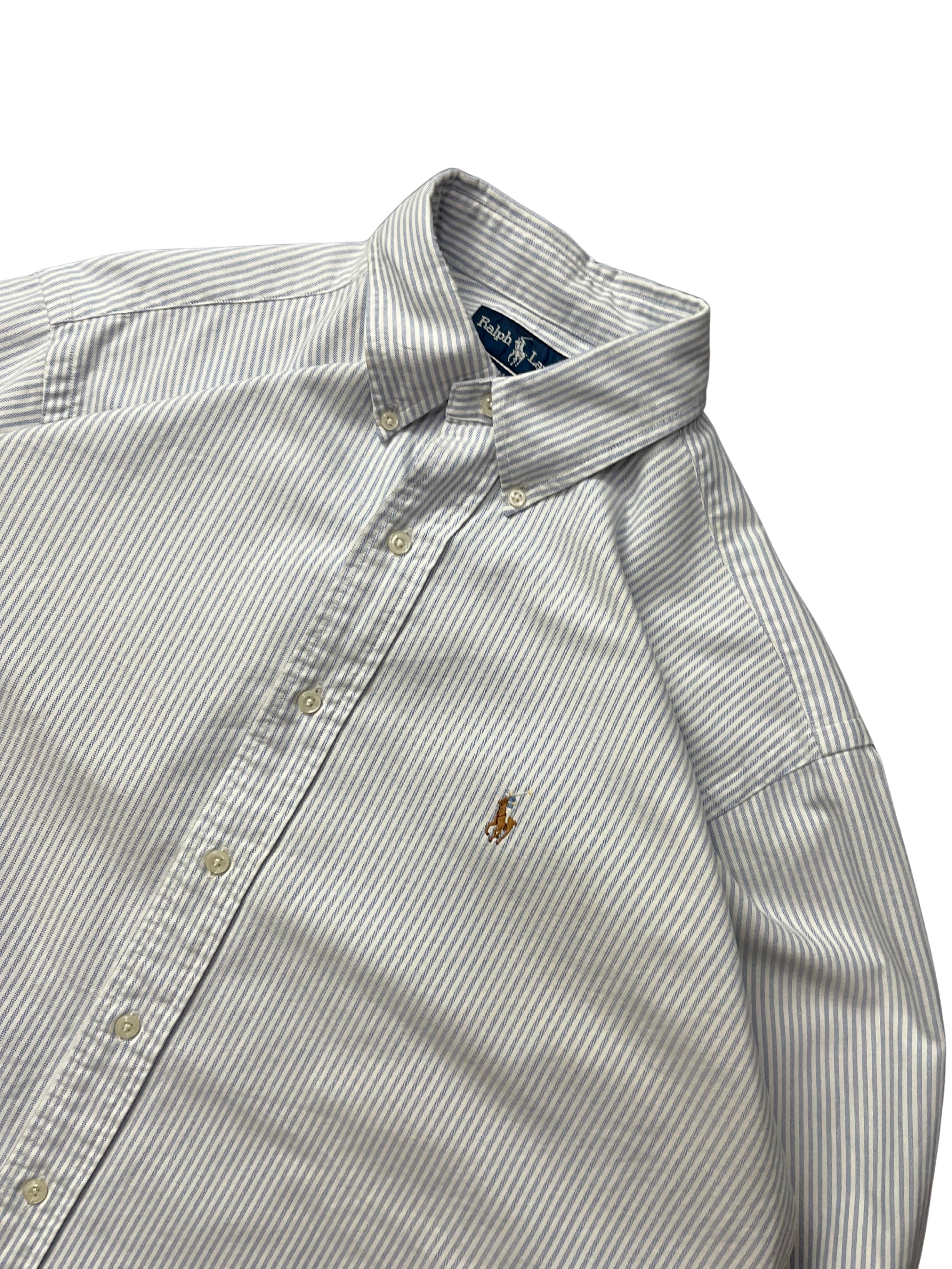 Vintage Polo Ralph Lauren Embroidered Pony Long Sleeve Button up Shirt