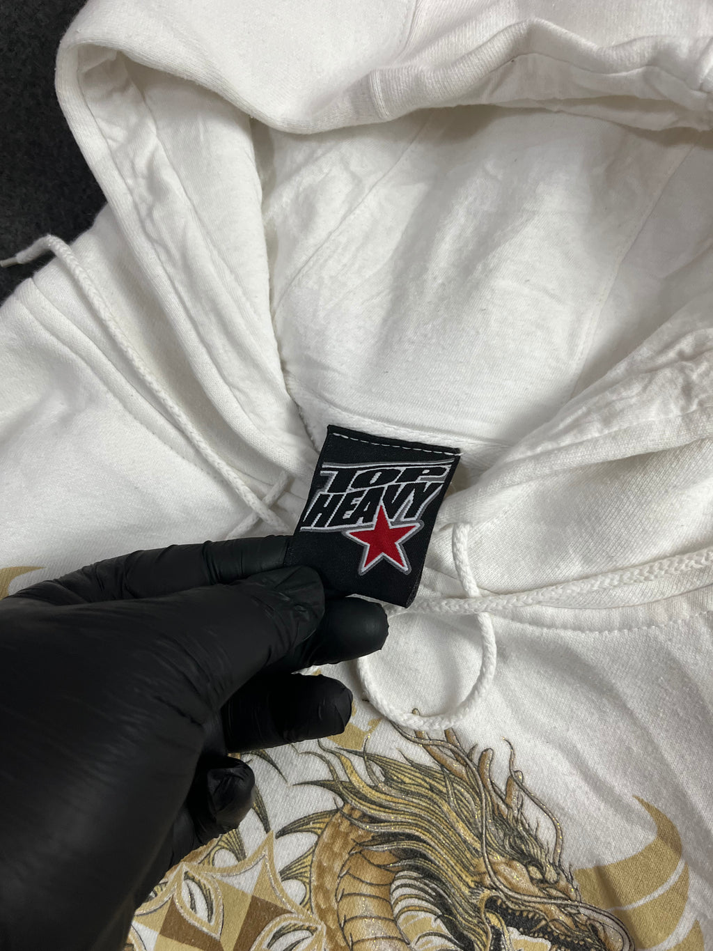 Top Heavy "White" Hoodie