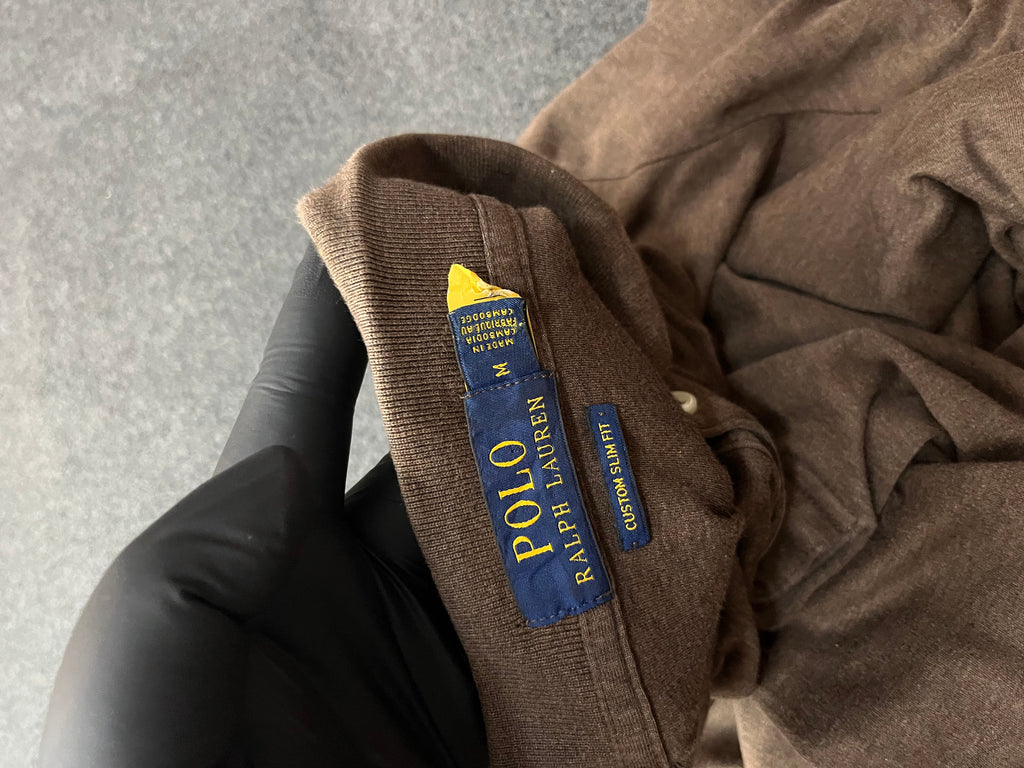 Polo Ralph Lauren Polo Pony polo shirt in brown cotton