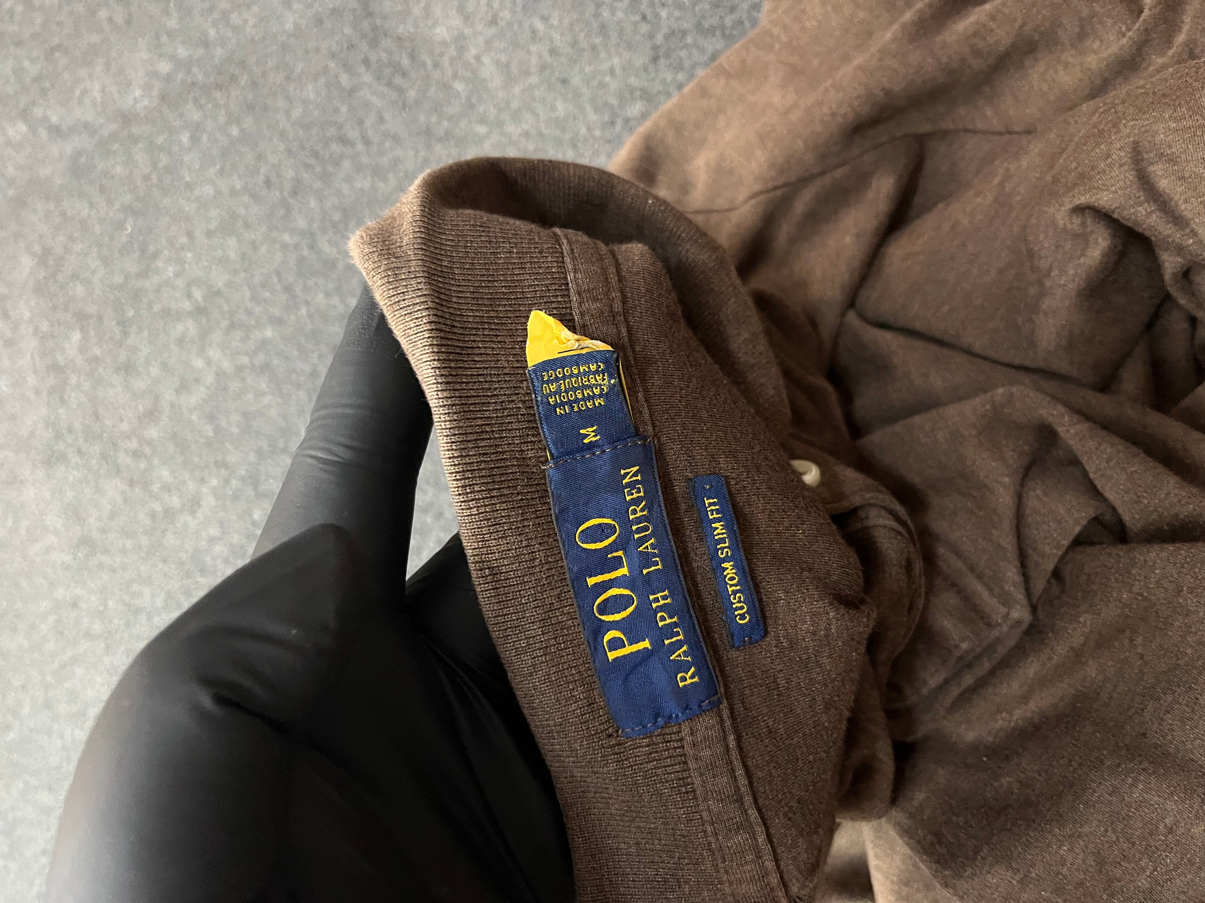 Polo Ralph Lauren Polo Pony polo shirt in brown cotton