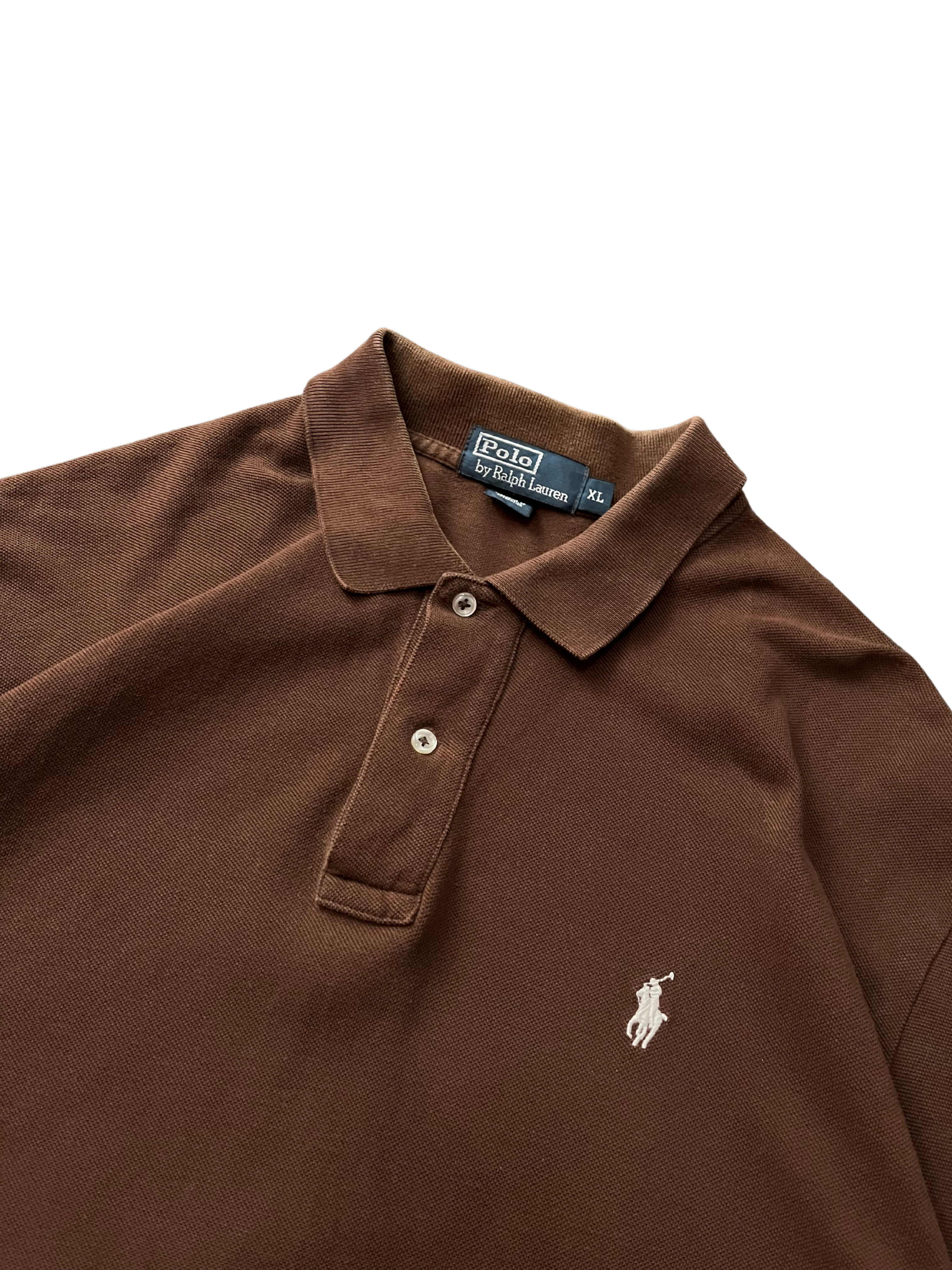Polo by Ralph Lauren Brown Short Sleeve Polo Shirt