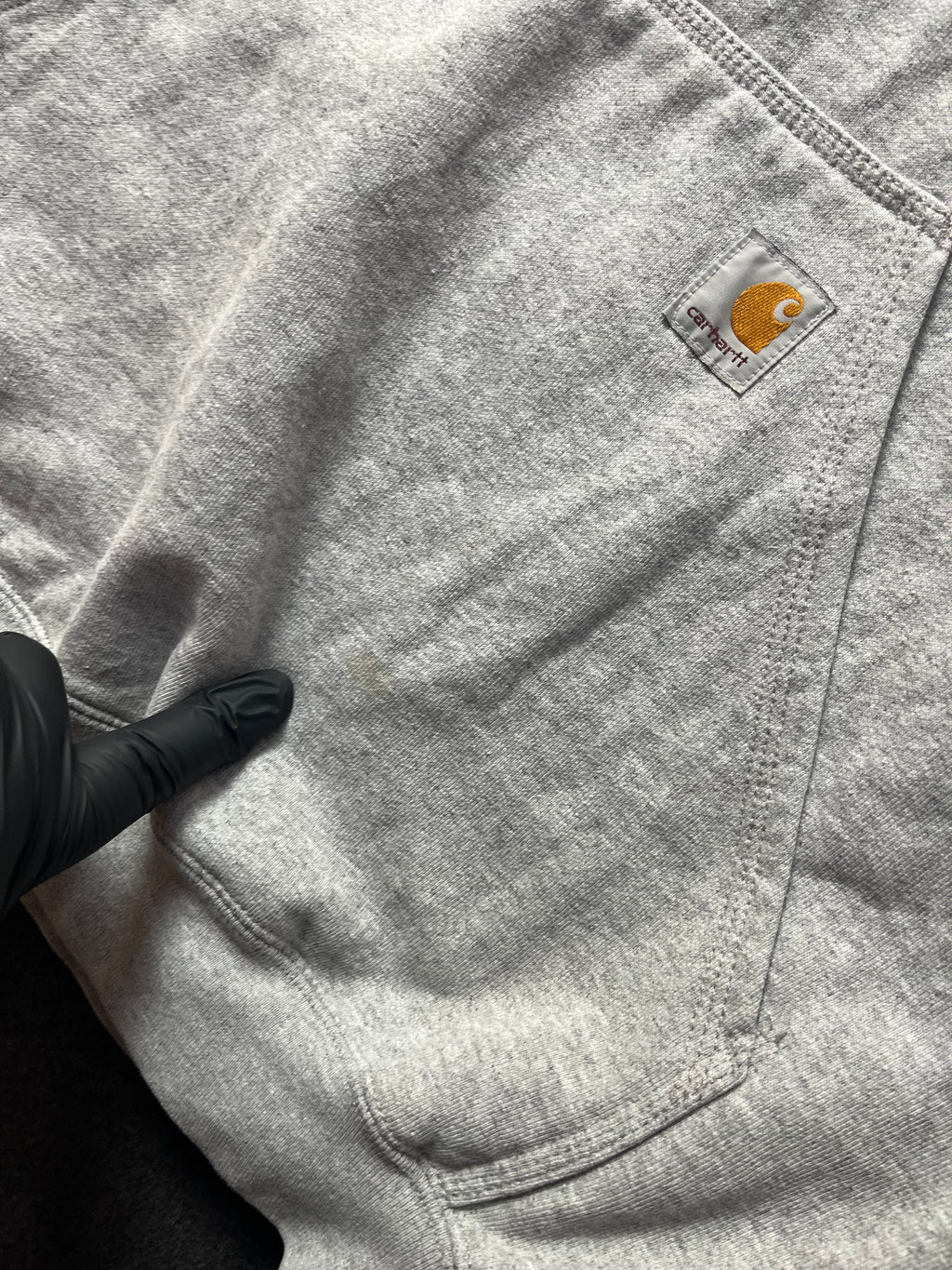 Carhartt Grey Loose Fit Hoodie
