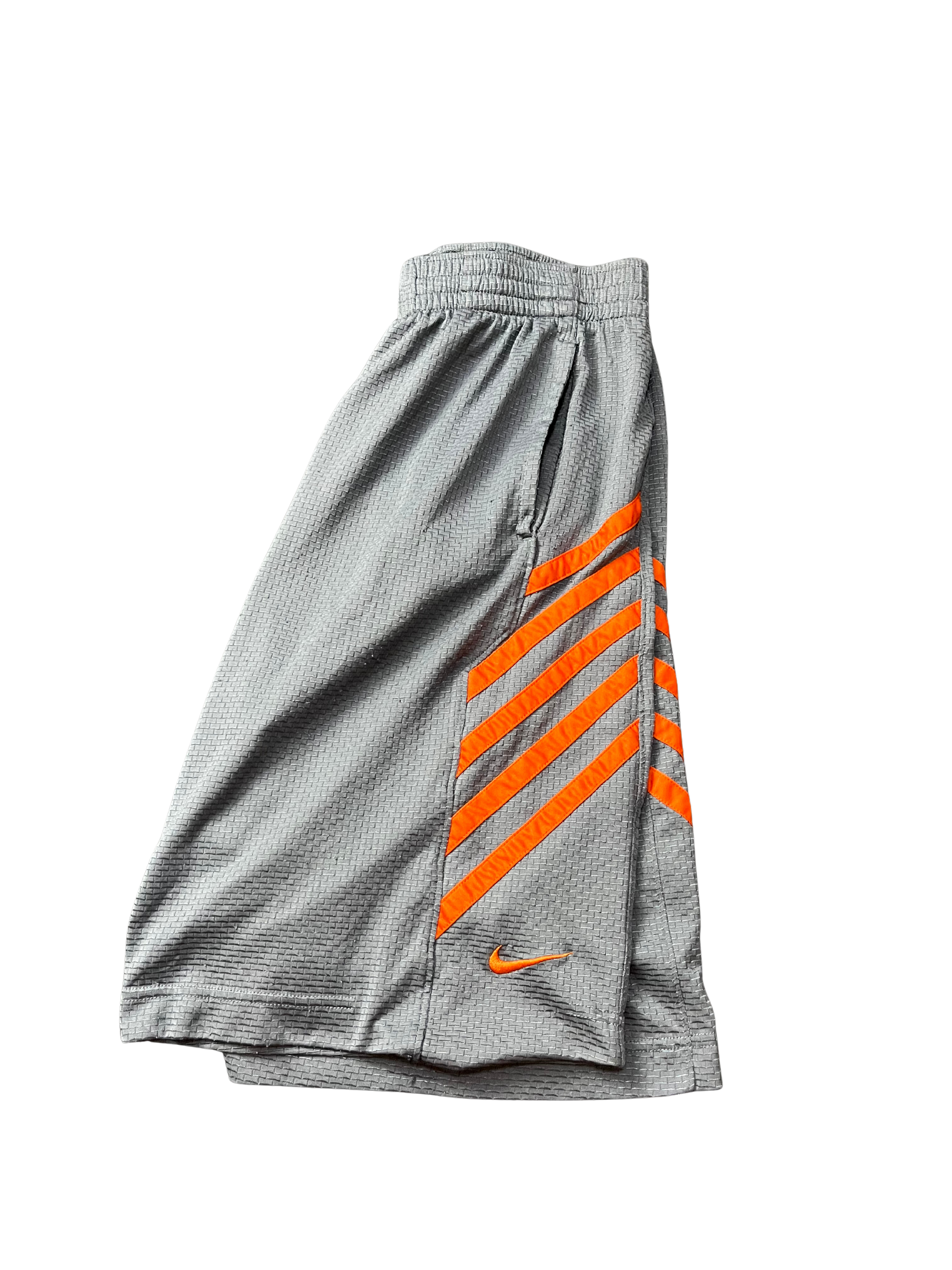 Nike Shorts Mens Size SHORTS GRAY ORANGE