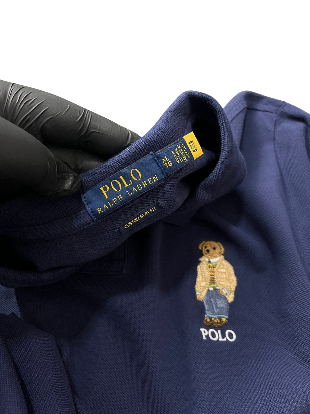 Polo Ralph Lauren Custom Slim Fit Polo Bear Polo Shirt