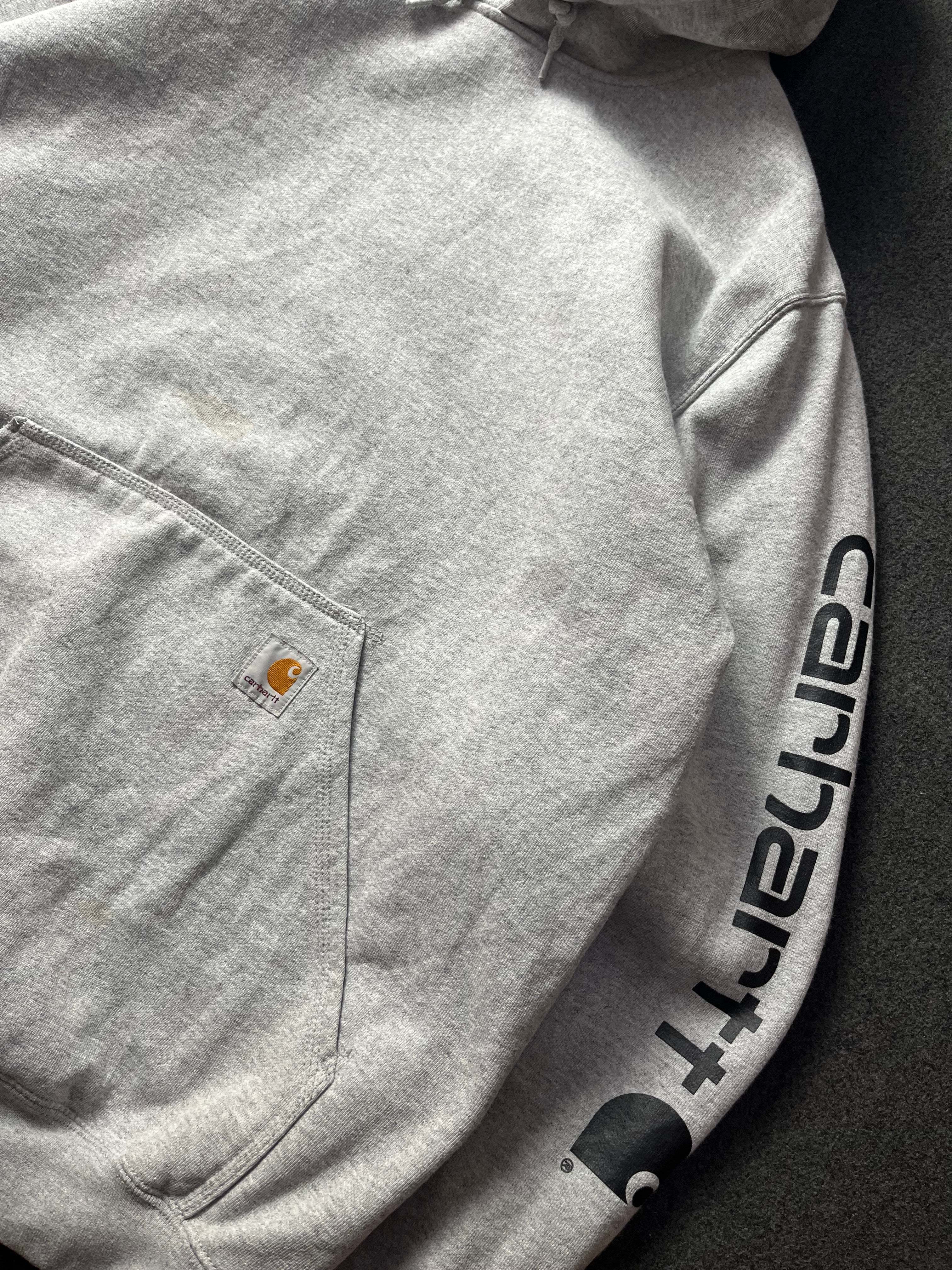 Carhartt Grey Loose Fit Hoodie