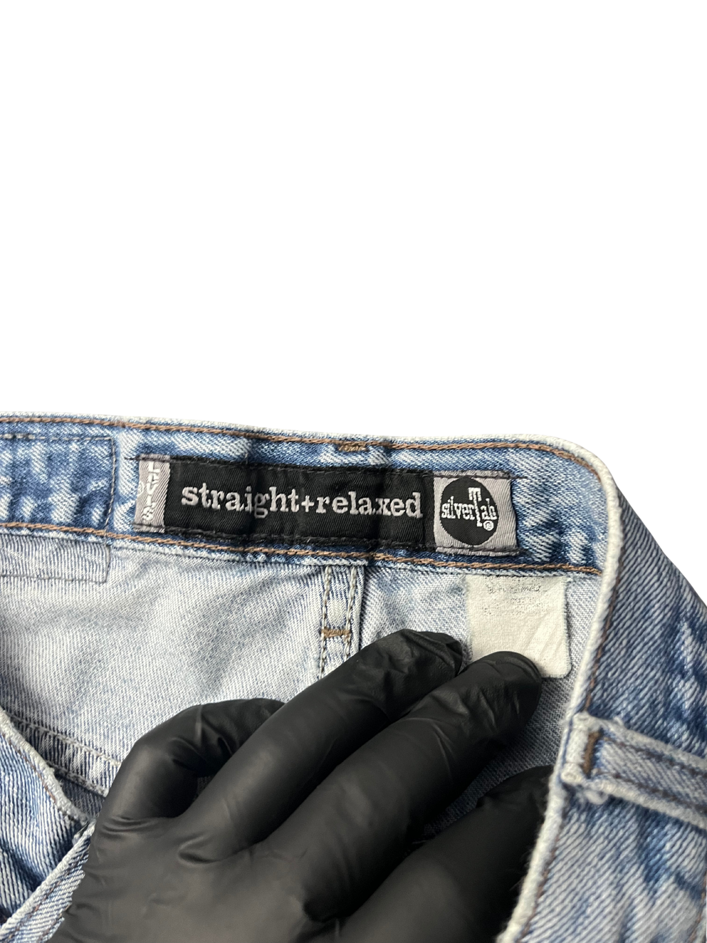Levi's SilverTab Jeans Blue Relaxed Fit Light Wash Straight