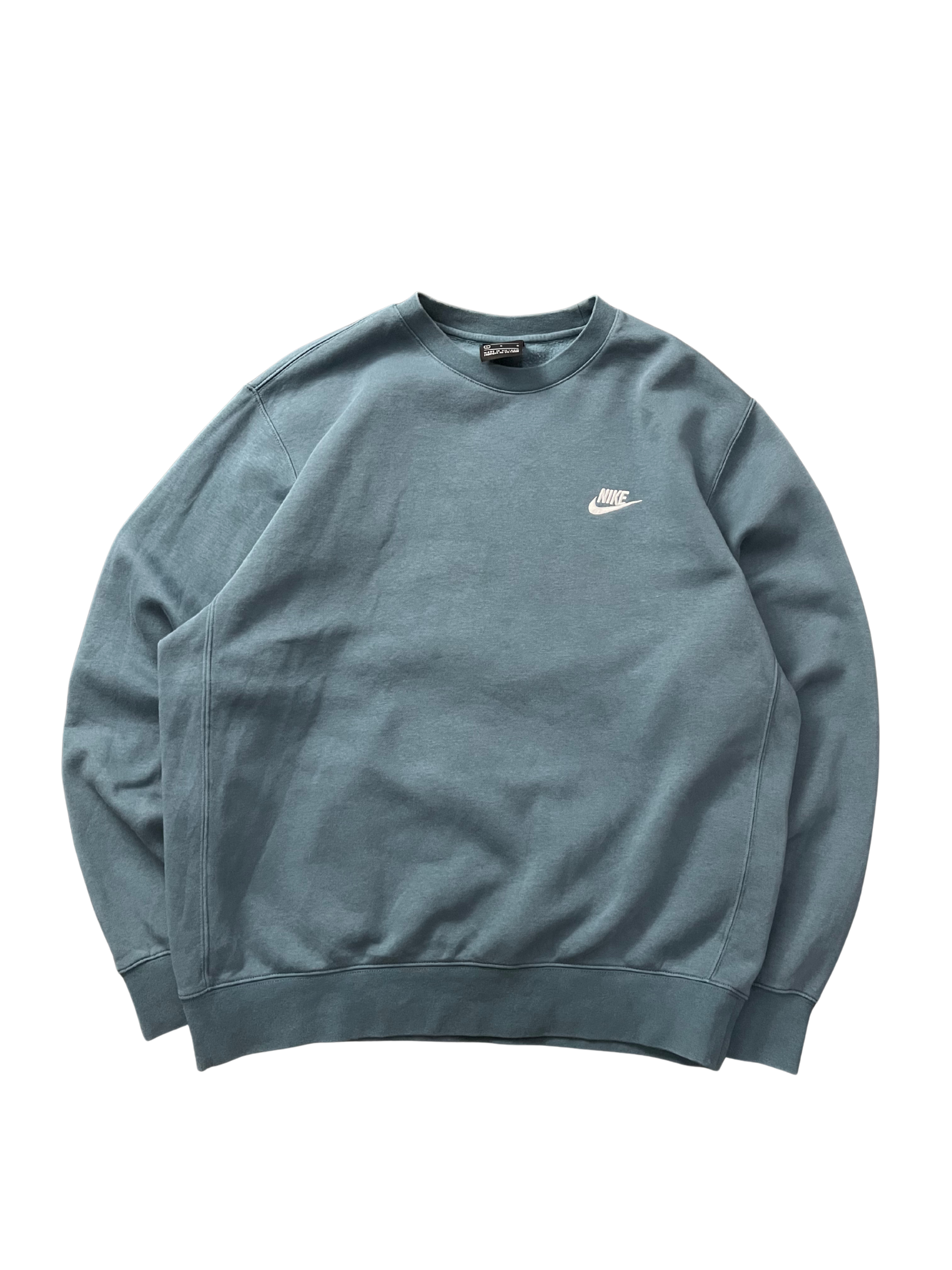 NIKE CLUB Sweatshirt Green Logo