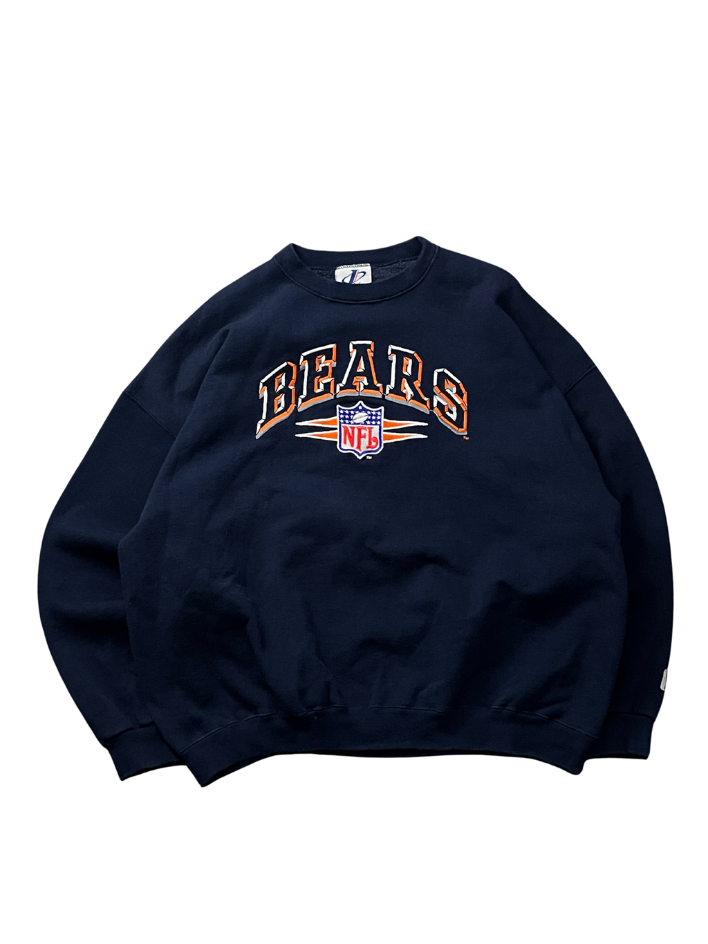 Vintage Chicago Bears NFL Blue Sweatshirt arge Chicago Bears Printed Crewneck Bears Football Jumper Chicago Da Bears Sweater