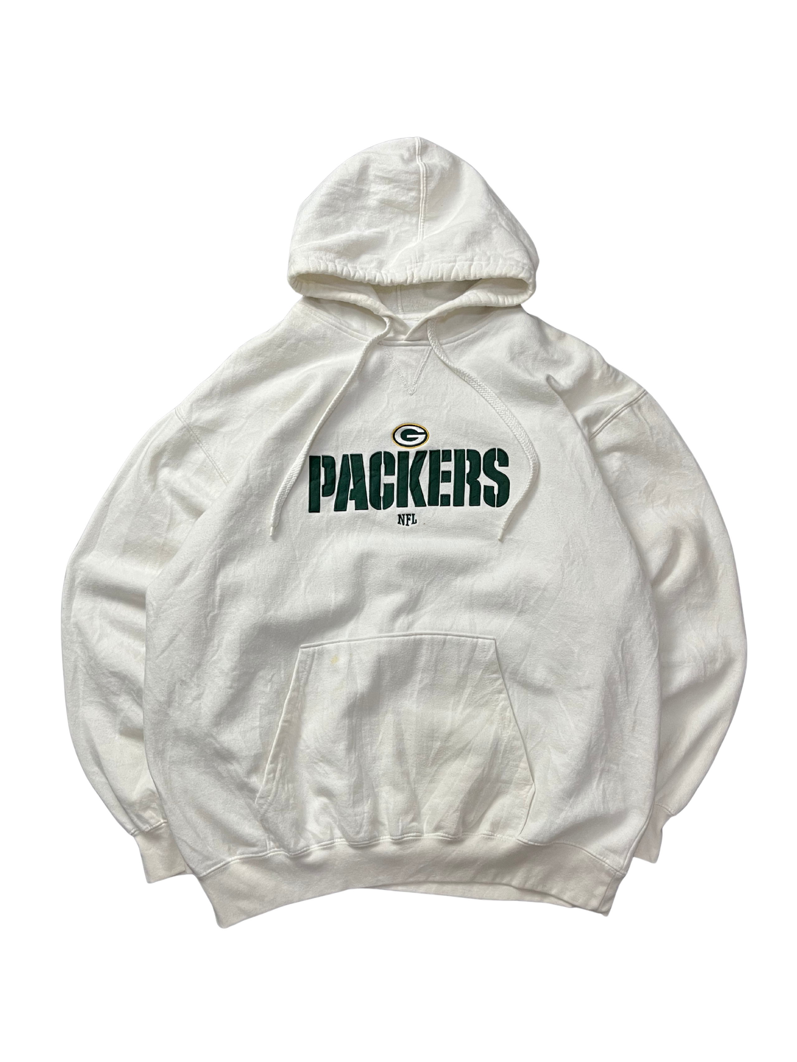 NFL Packers Heather Gray Hoodie