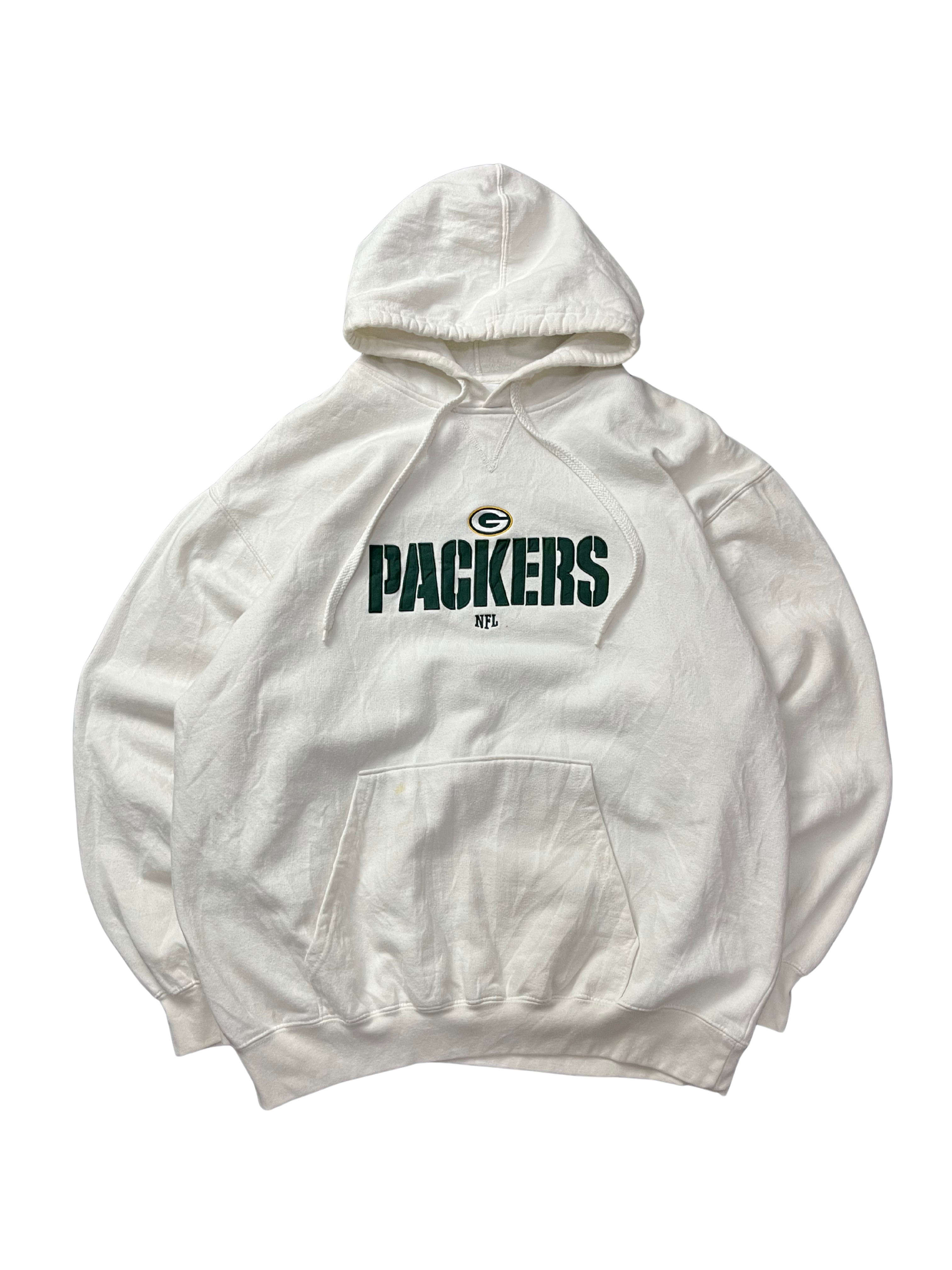 NFL Packers Heather Gray Hoodie
