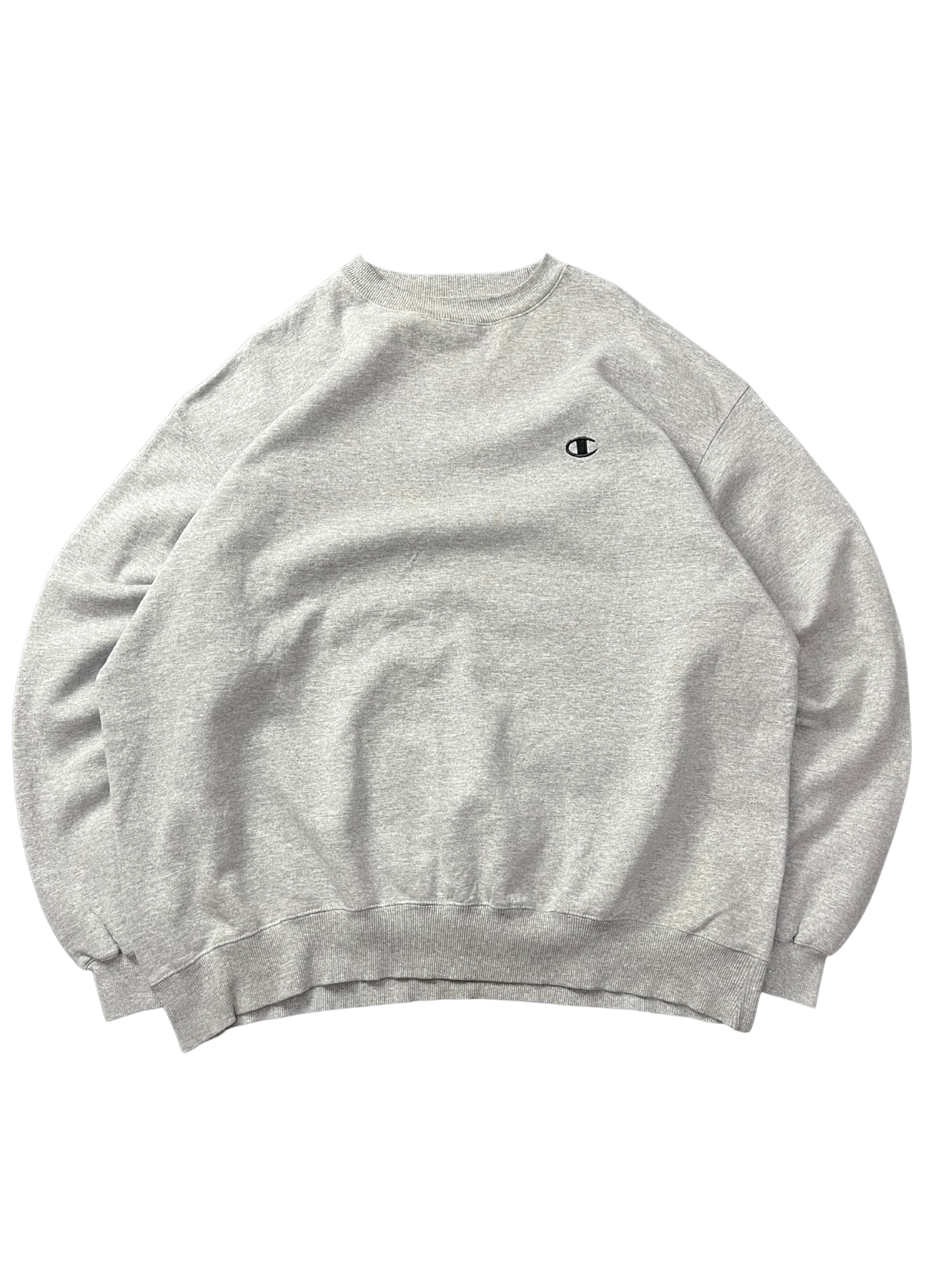 Champion Small Logo Embroidery Spellout Crewneck Sweatshirt Jumper Pullover Streetwear Sportswear Hip Hop Fashion