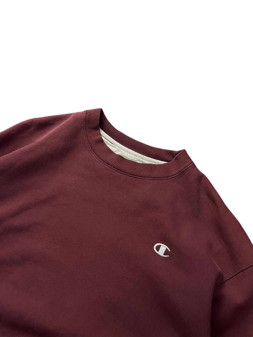 Champion Small Logo Embroidery Spellout Crewneck Sweatshirt Jumper Pullover Streetwear Sportswear Style Fashion