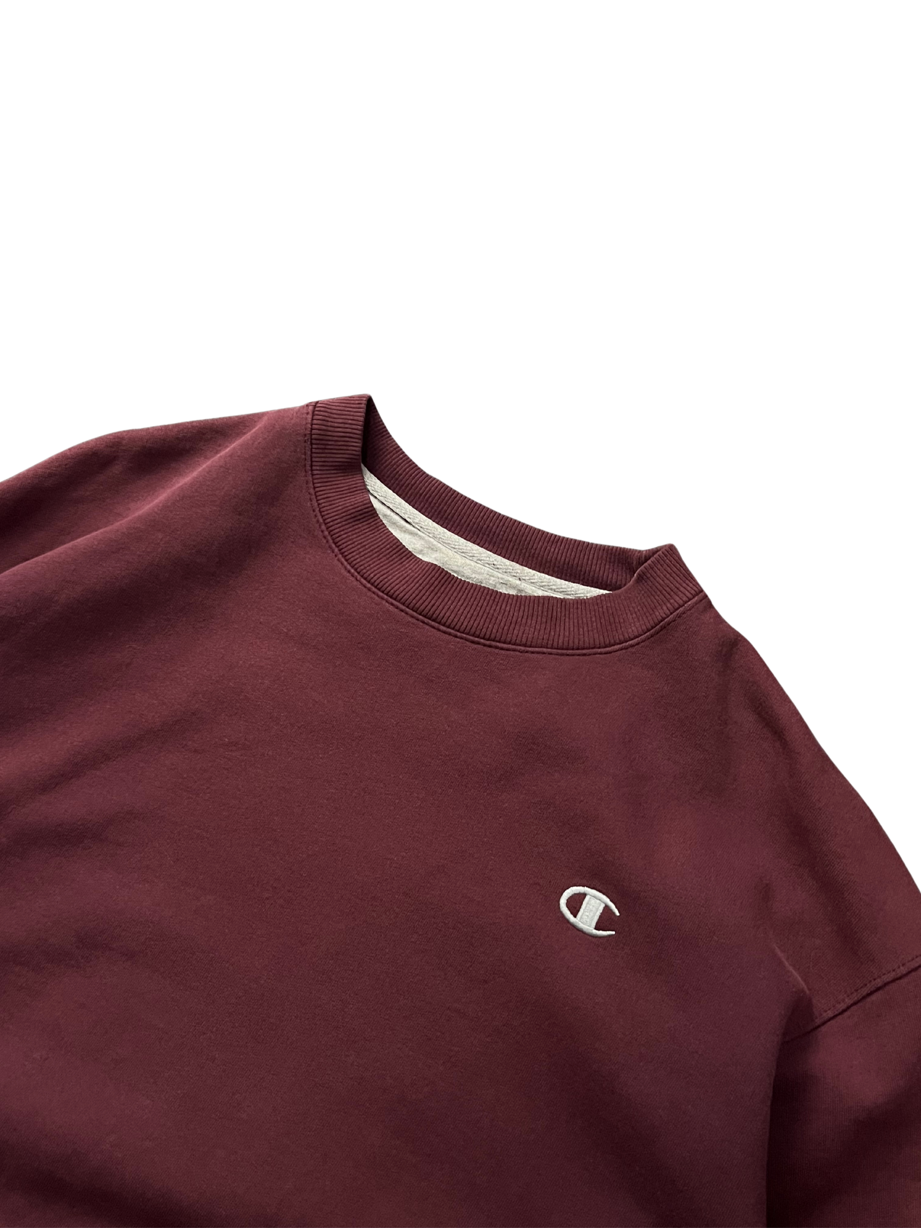 Champion Small Logo Embroidery Spellout Crewneck Sweatshirt Jumper Pullover Streetwear Sportswear Style Fashion