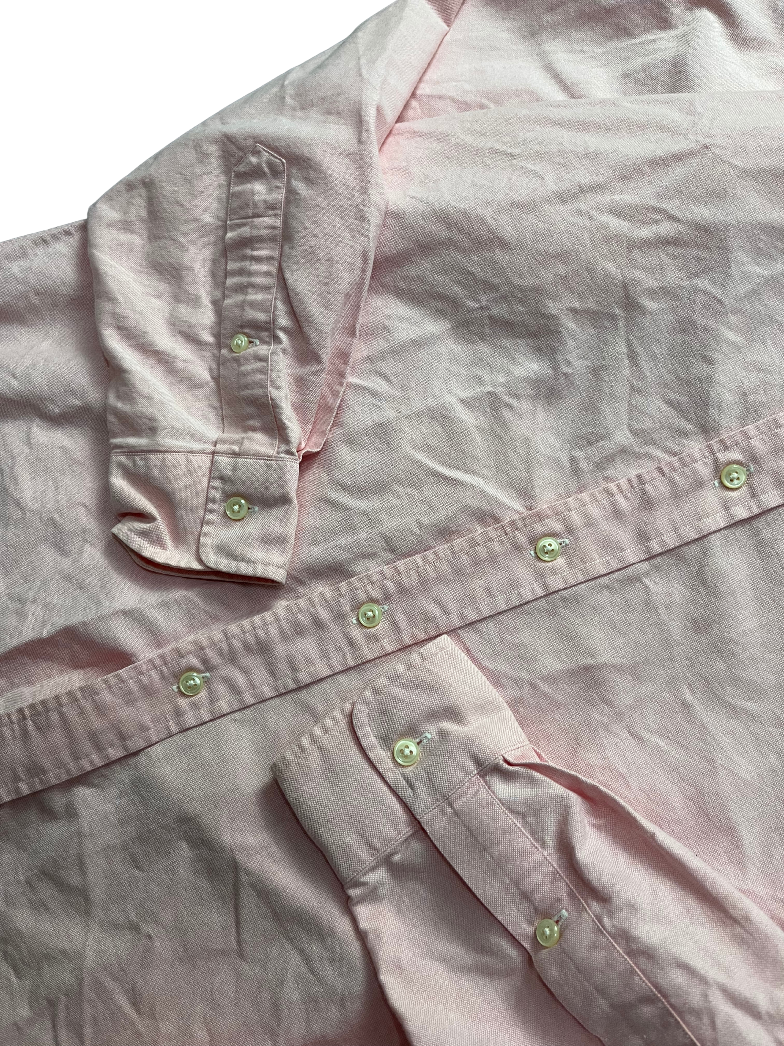 Polo Ralph Lauren Plain Light Pink Long Sleeve Shirt