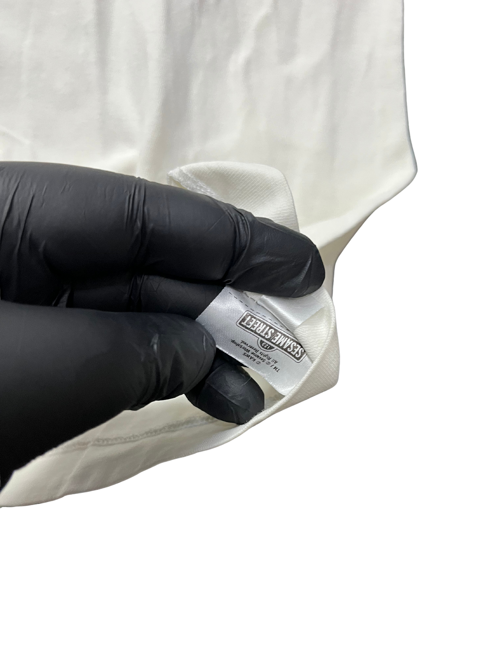 Kaws x Uniqlo x Sesame Street Companion Trash Can Tee White