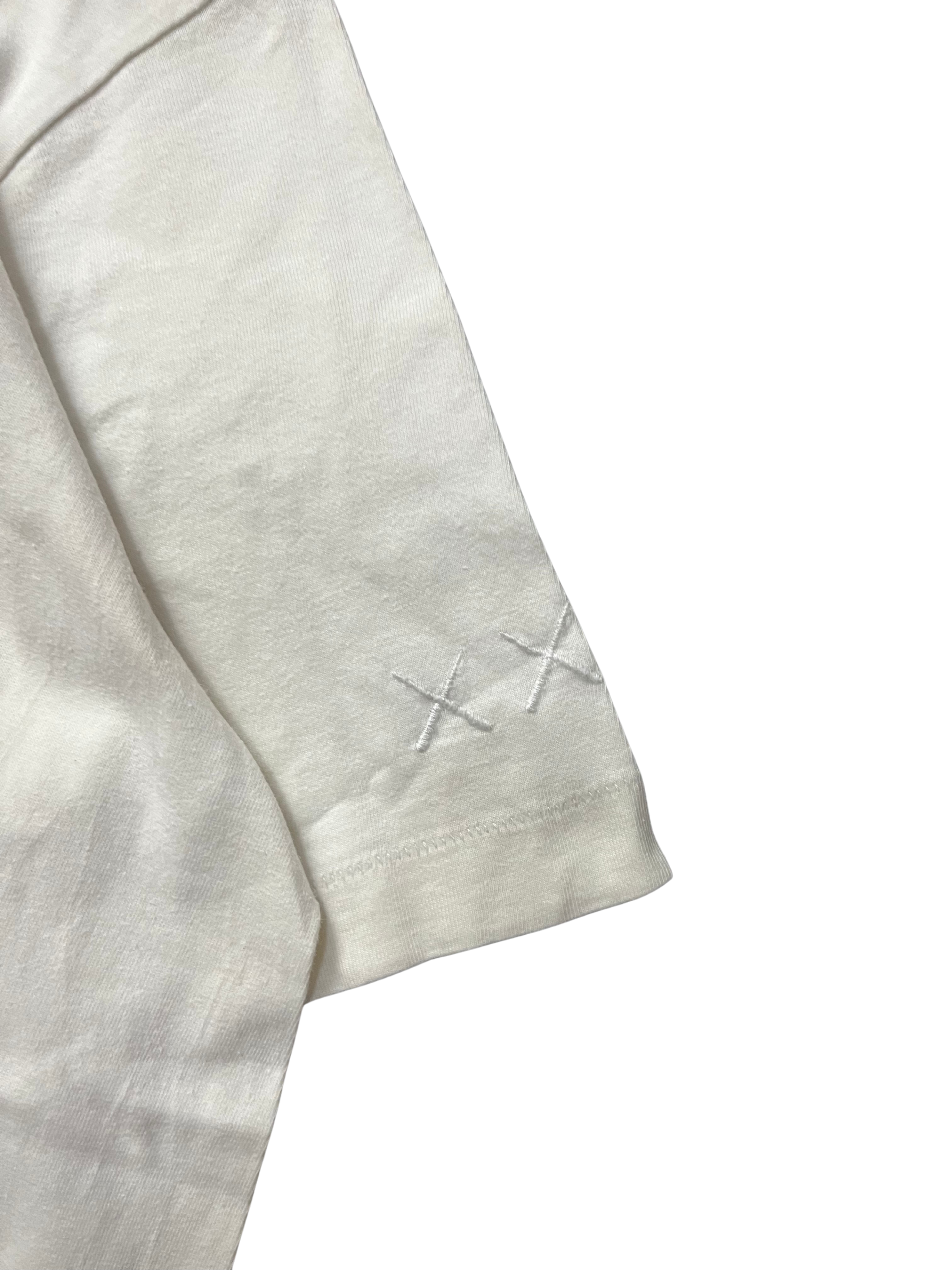 Kaws x Uniqlo x Sesame Street Companion Trash Can Tee White