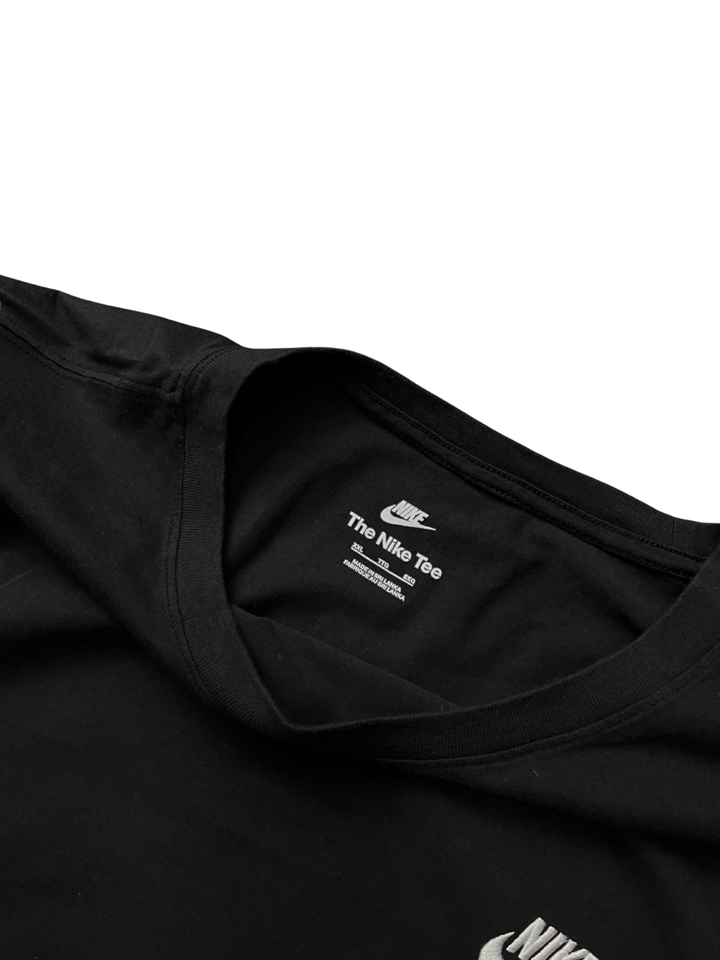 The Nike T-Shirt Embroidered Swoosh Tick Logo