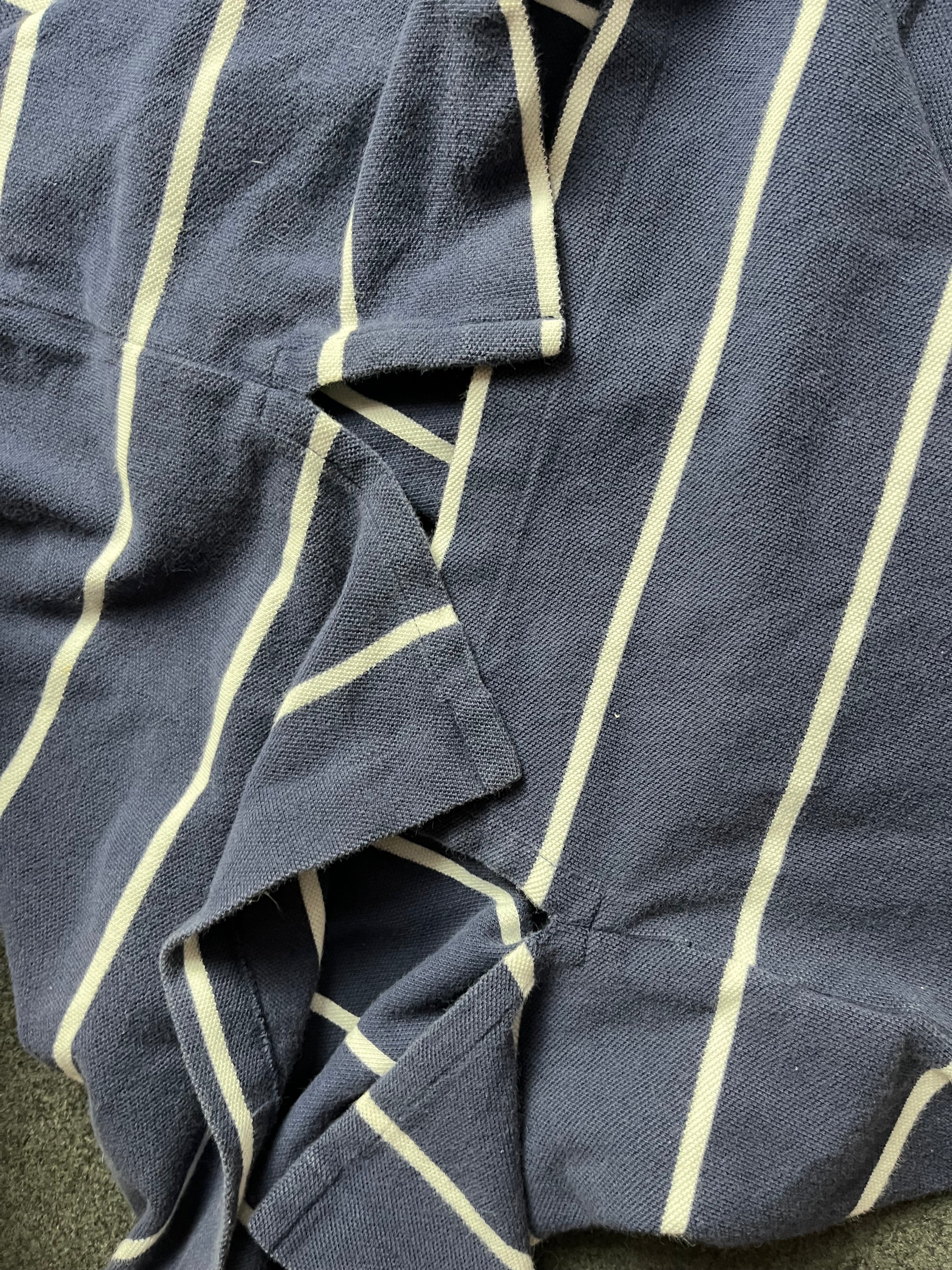 Polo Ralph Lauren Polo  Blue Striped Classic Pony Golf Casual