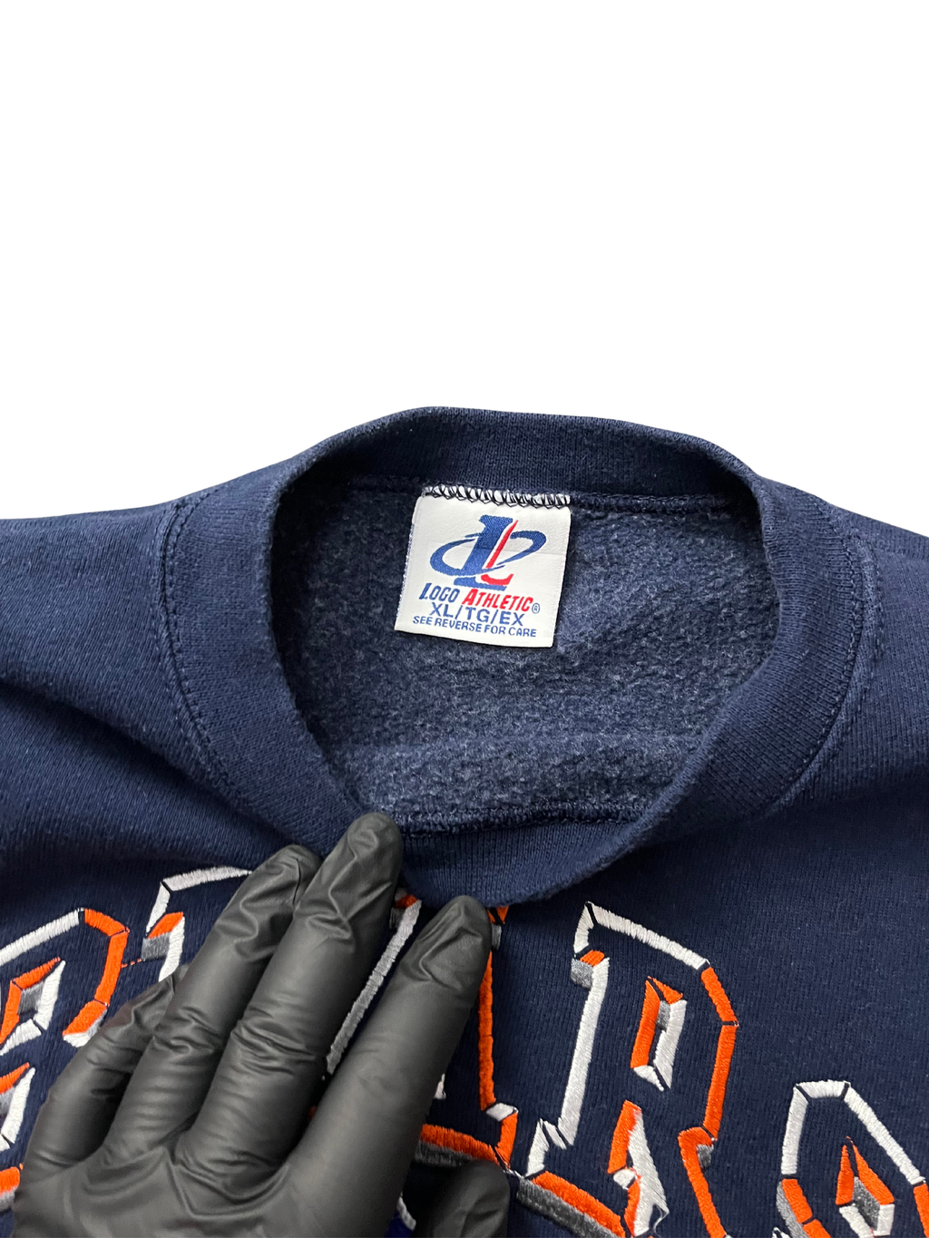 Vintage Chicago Bears NFL Blue Sweatshirt arge Chicago Bears Printed Crewneck Bears Football Jumper Chicago Da Bears Sweater