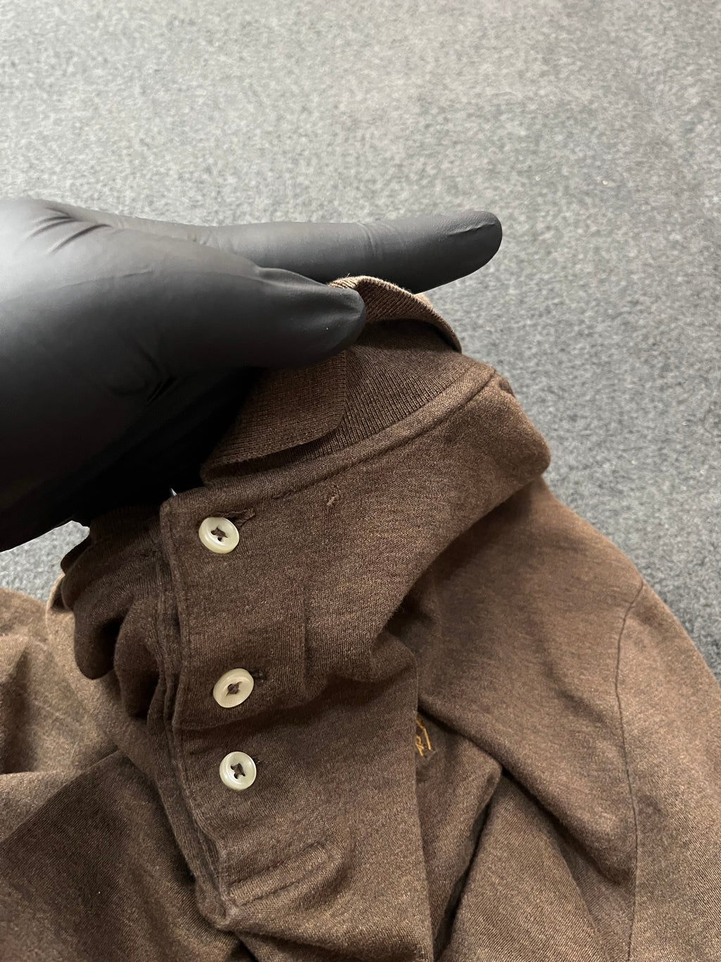 Polo Ralph Lauren Polo Pony polo shirt in brown cotton