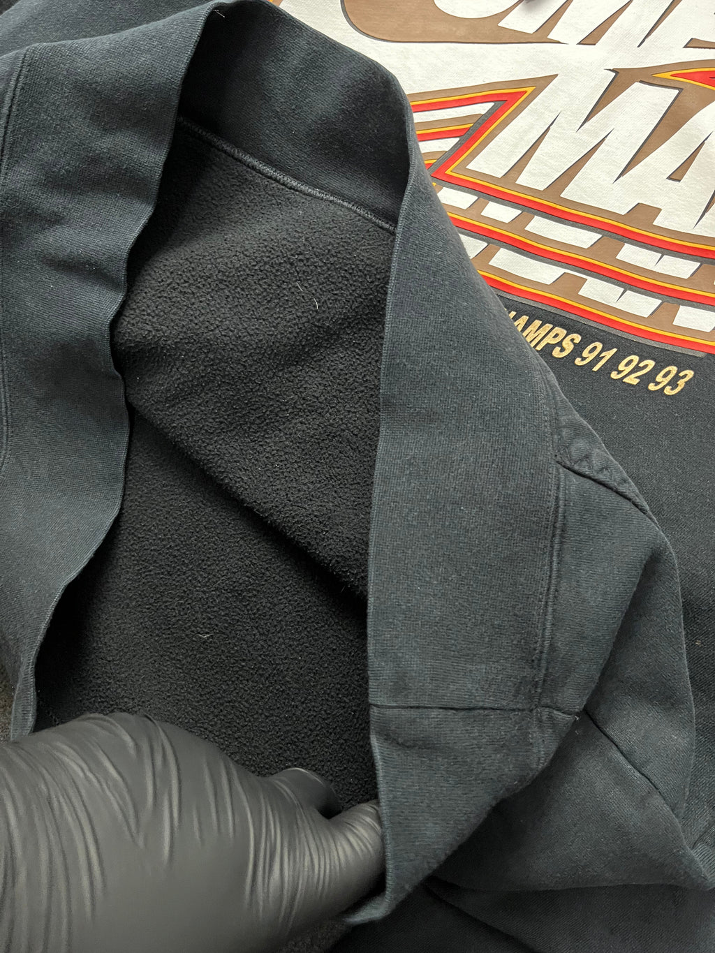 Nike Jordan Jumpman Core Fleece Pullover Hoodie with "NBA WORLD CHAMPS 91 92 93"