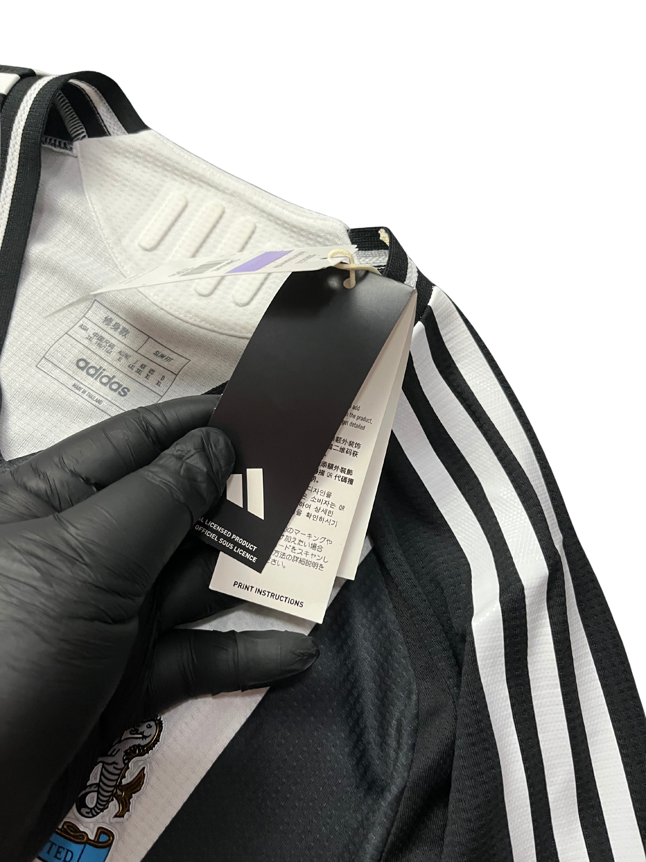 Adidas Newcastle United FC 24/25 Home Authentic Soccer Jersey Mens