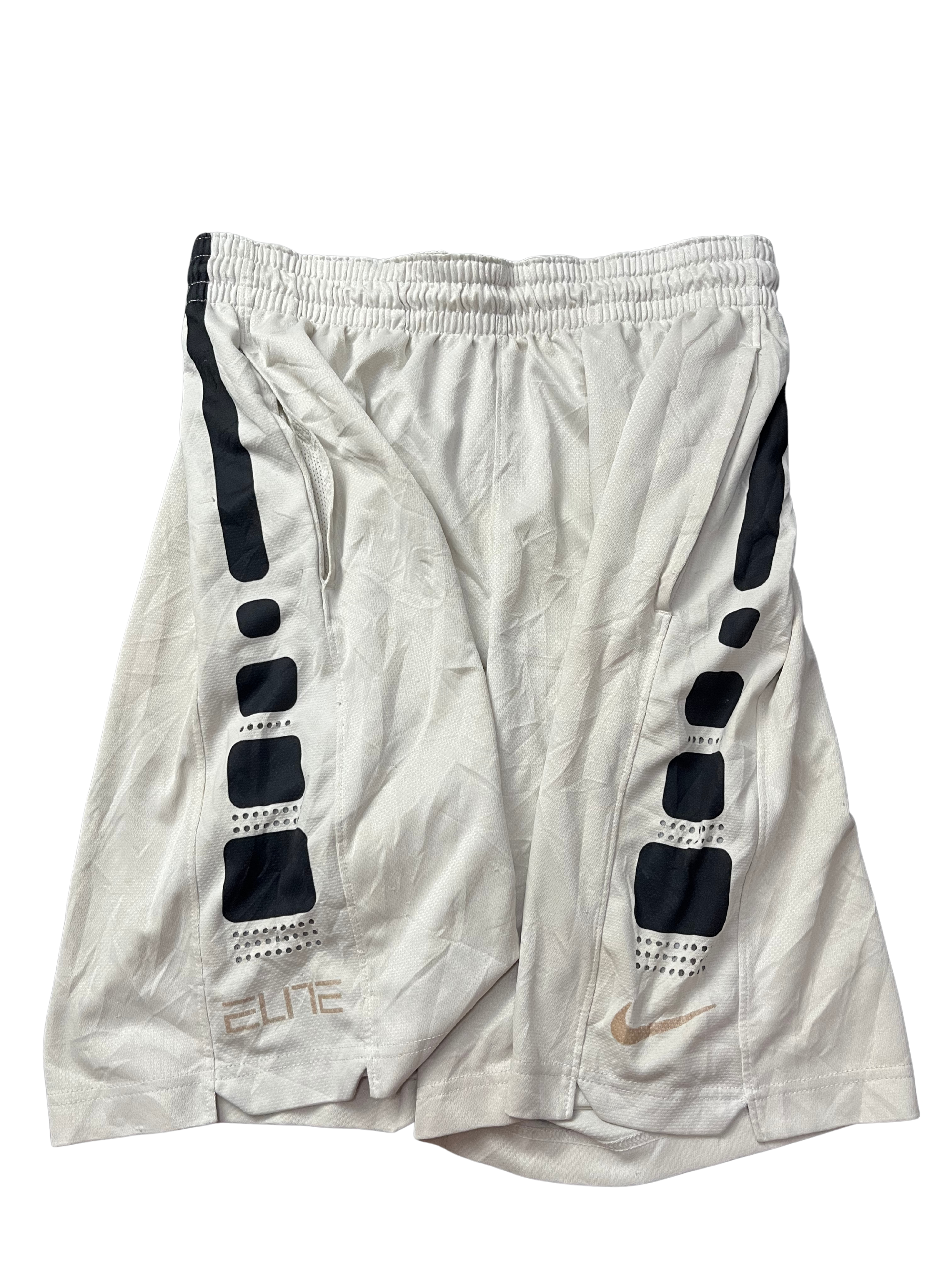 Nike Men's Elite Basketball Short White