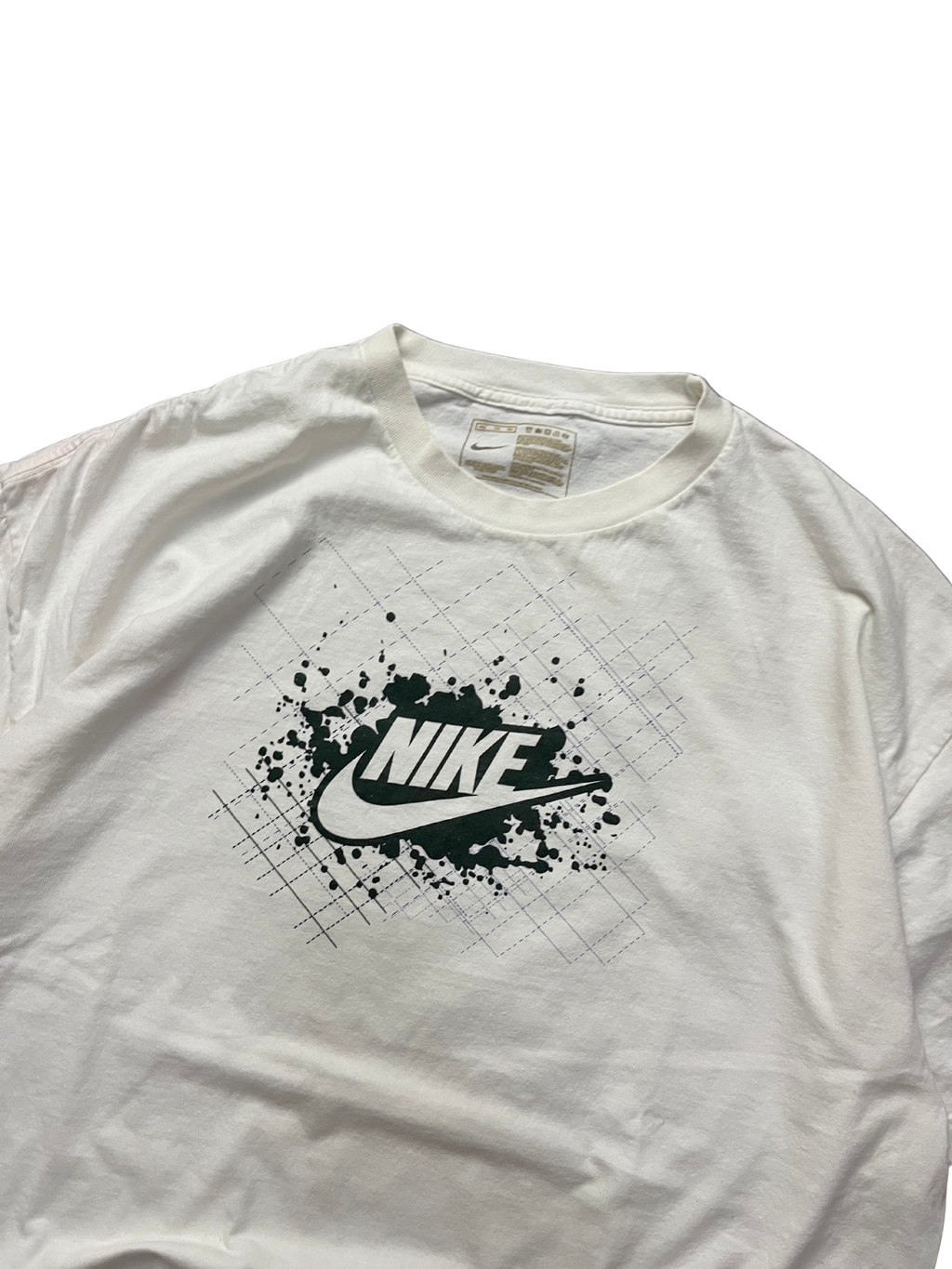 Nike Shirt White Logo Spell Out Logo
